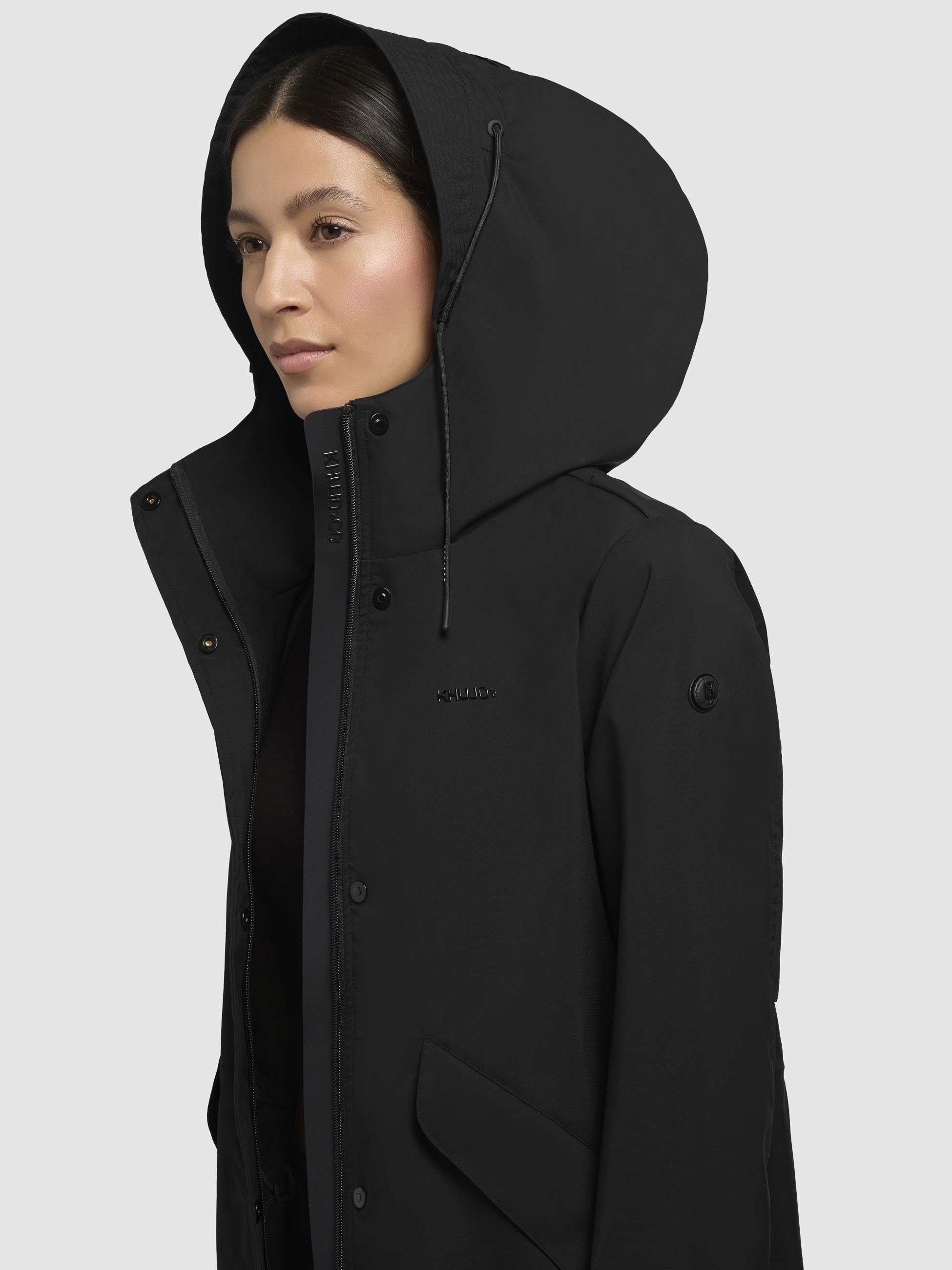 khujo Regenjacke »SANG«, mit Kapuze