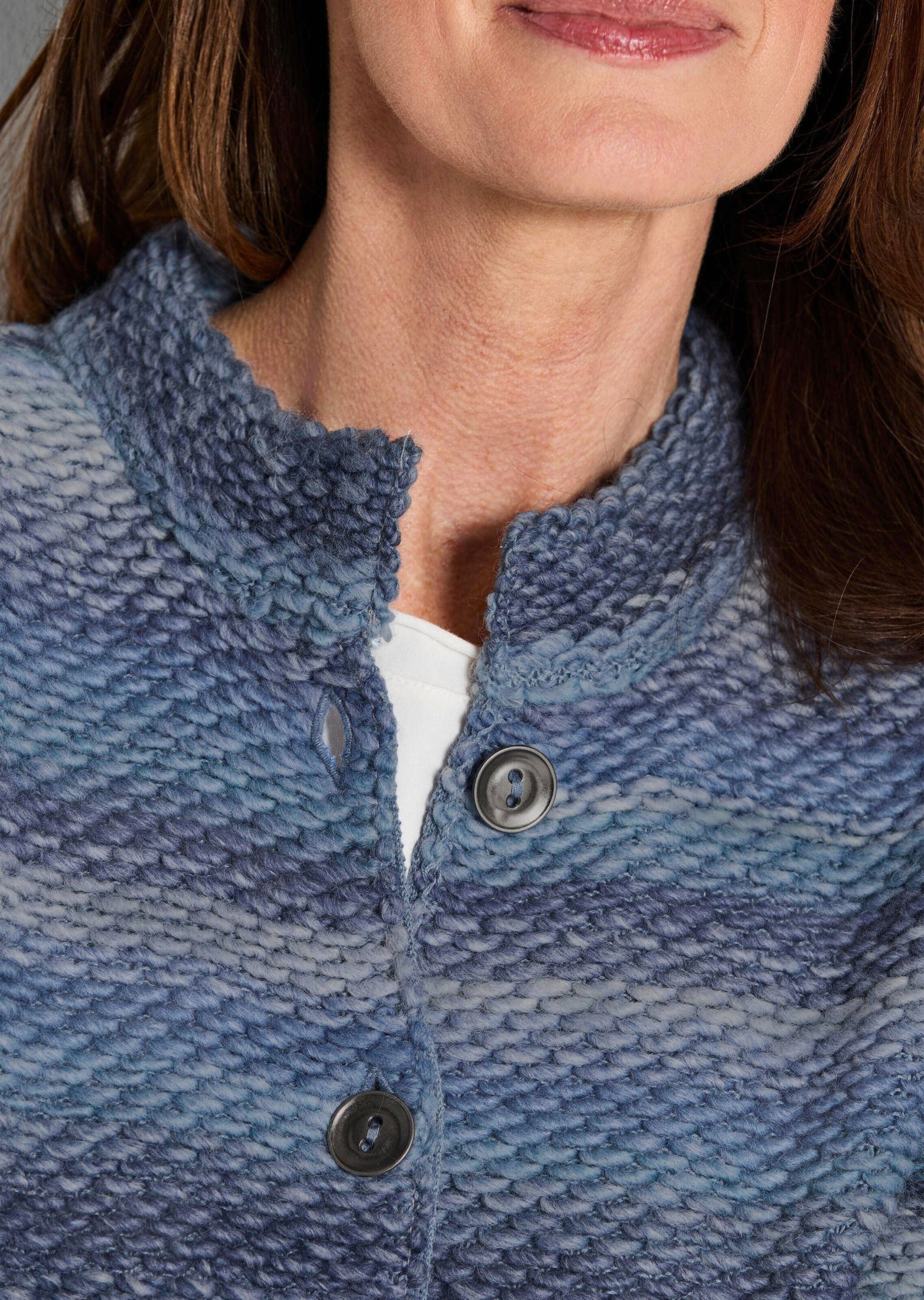 GOLDNER Strickjacke »Strickjacke mit Multicolor Ringeloptik«