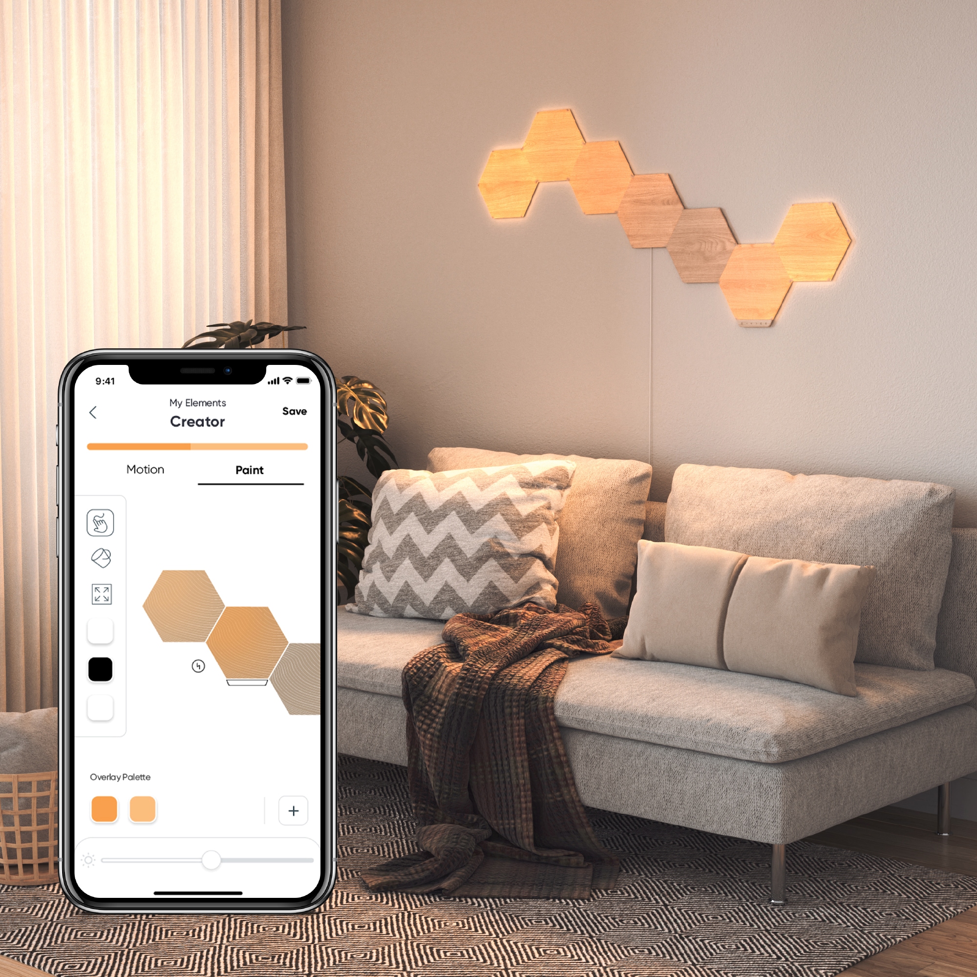 nanoleaf LED Panel »Wood Look«