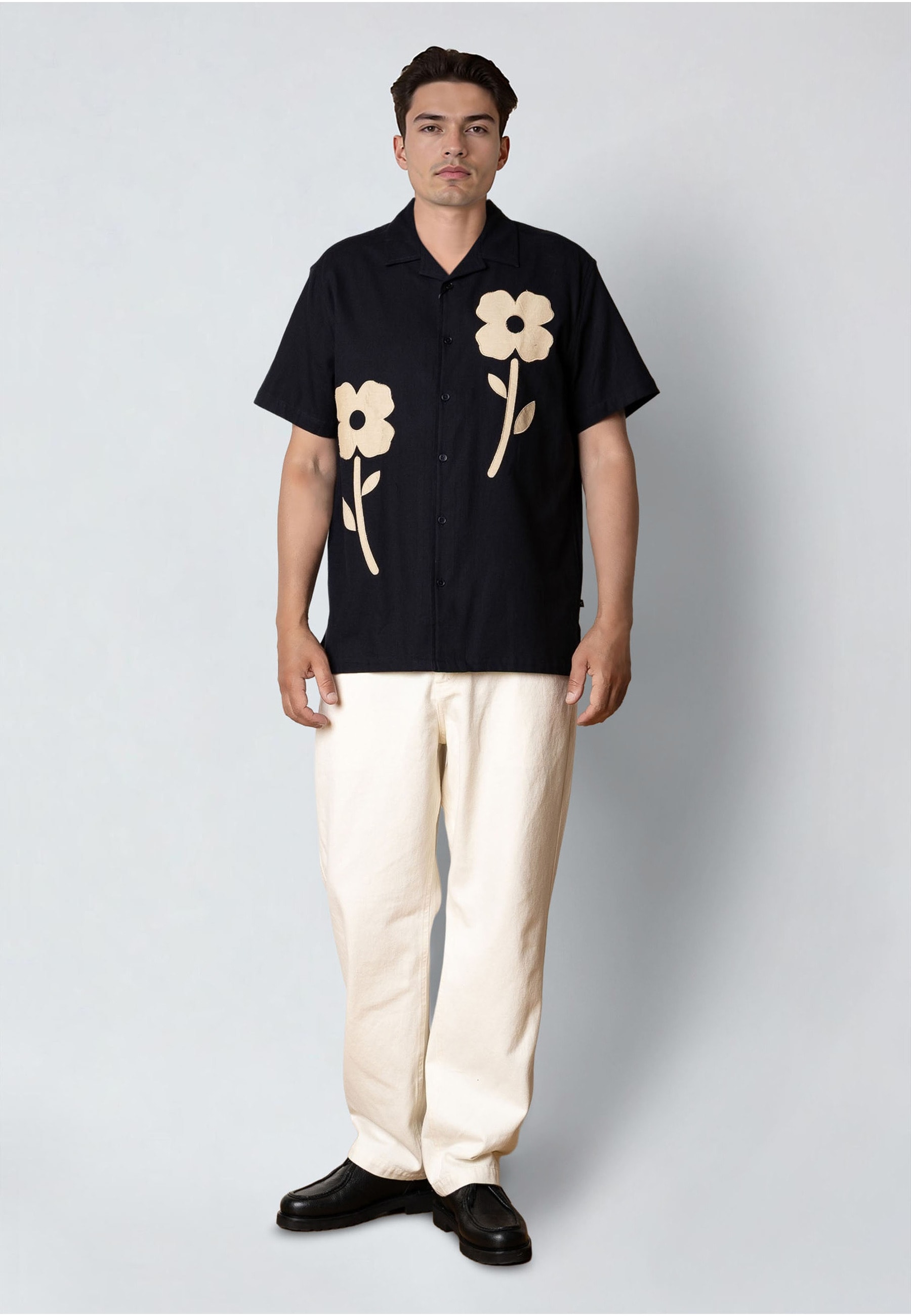 Clean Cut Copenhagen Langarmhemd »Clean Cut Copenhagen Bowling Feliz S/S Shirt« 1