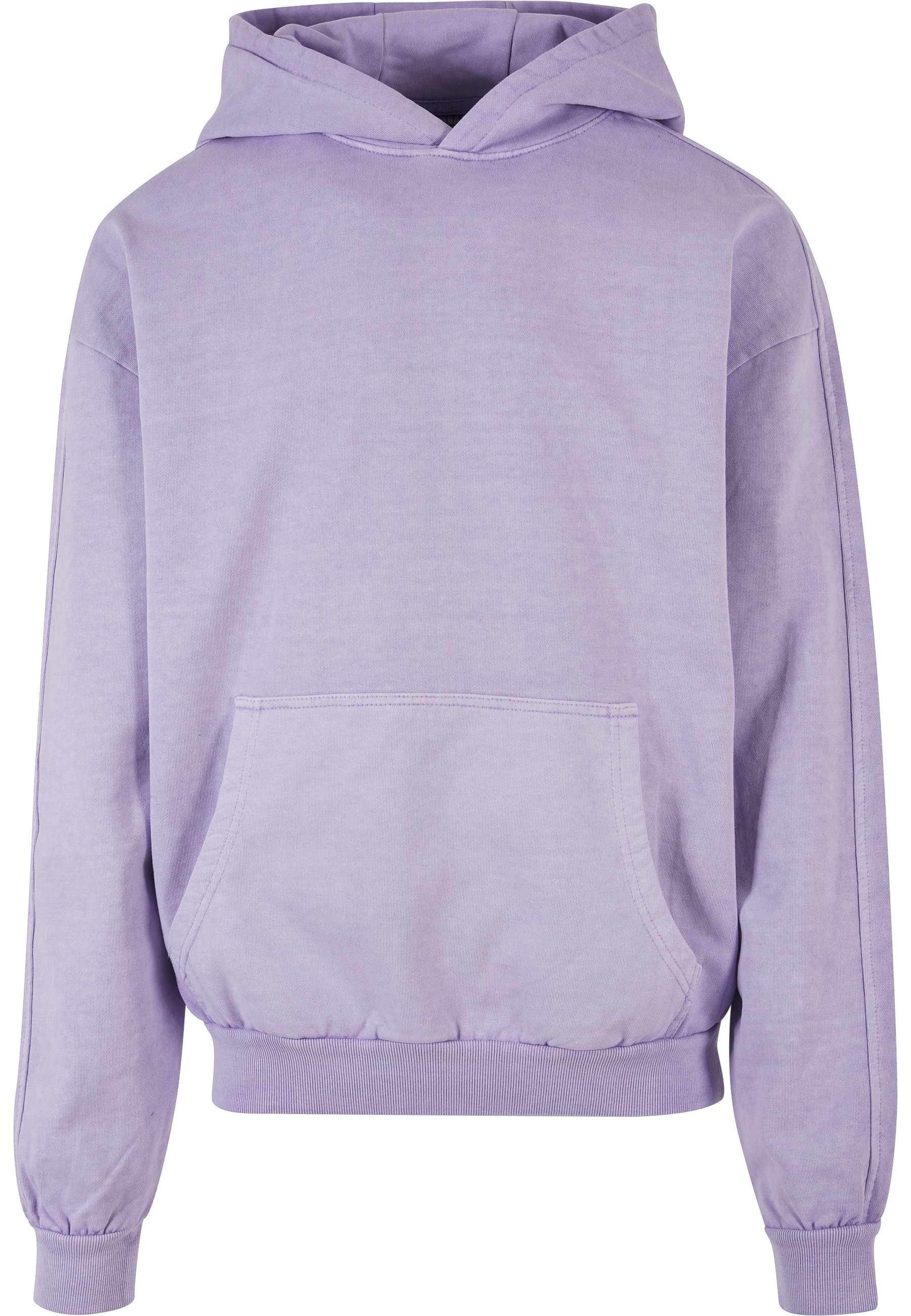 URBAN CLASSICS Rundhalspullover "Urban Classics Herren Heavy Terry Garment Dye Hoody" 1