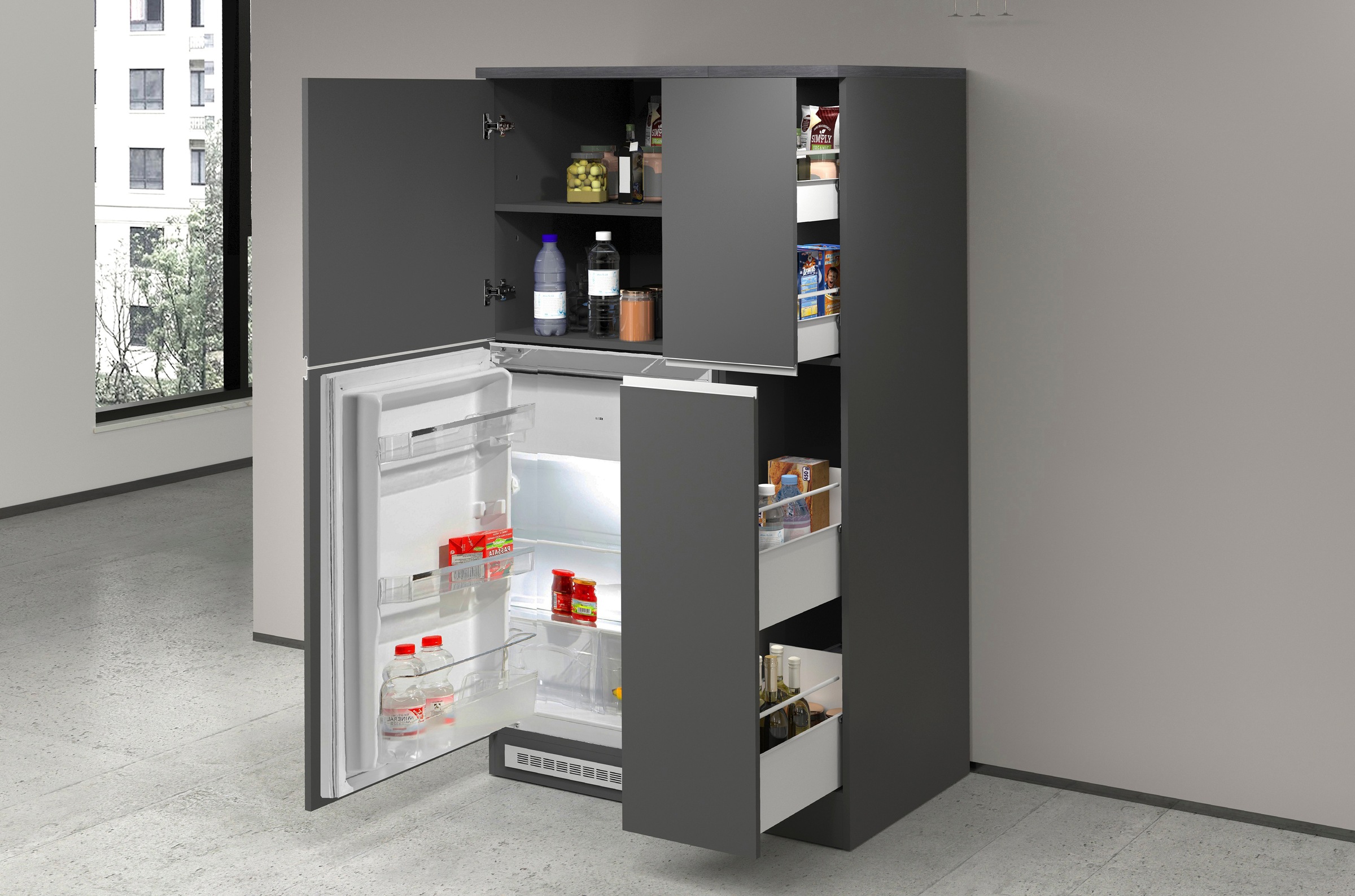 KOCHSTATION Küche "KS-Sole Küchenschrank-Set", Breite 90 cm,Umbau-und Apoth günstig online kaufen
