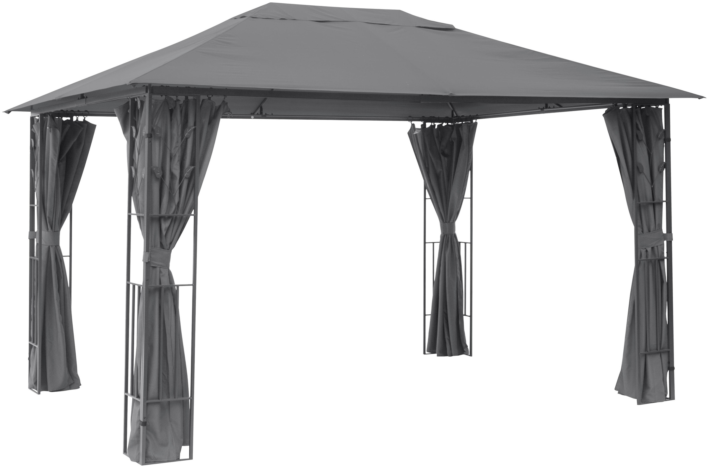 KONIFERA Pavillon "Athen" Blätter-Optik, inkl. 4 Seitenteile günstig online kaufen