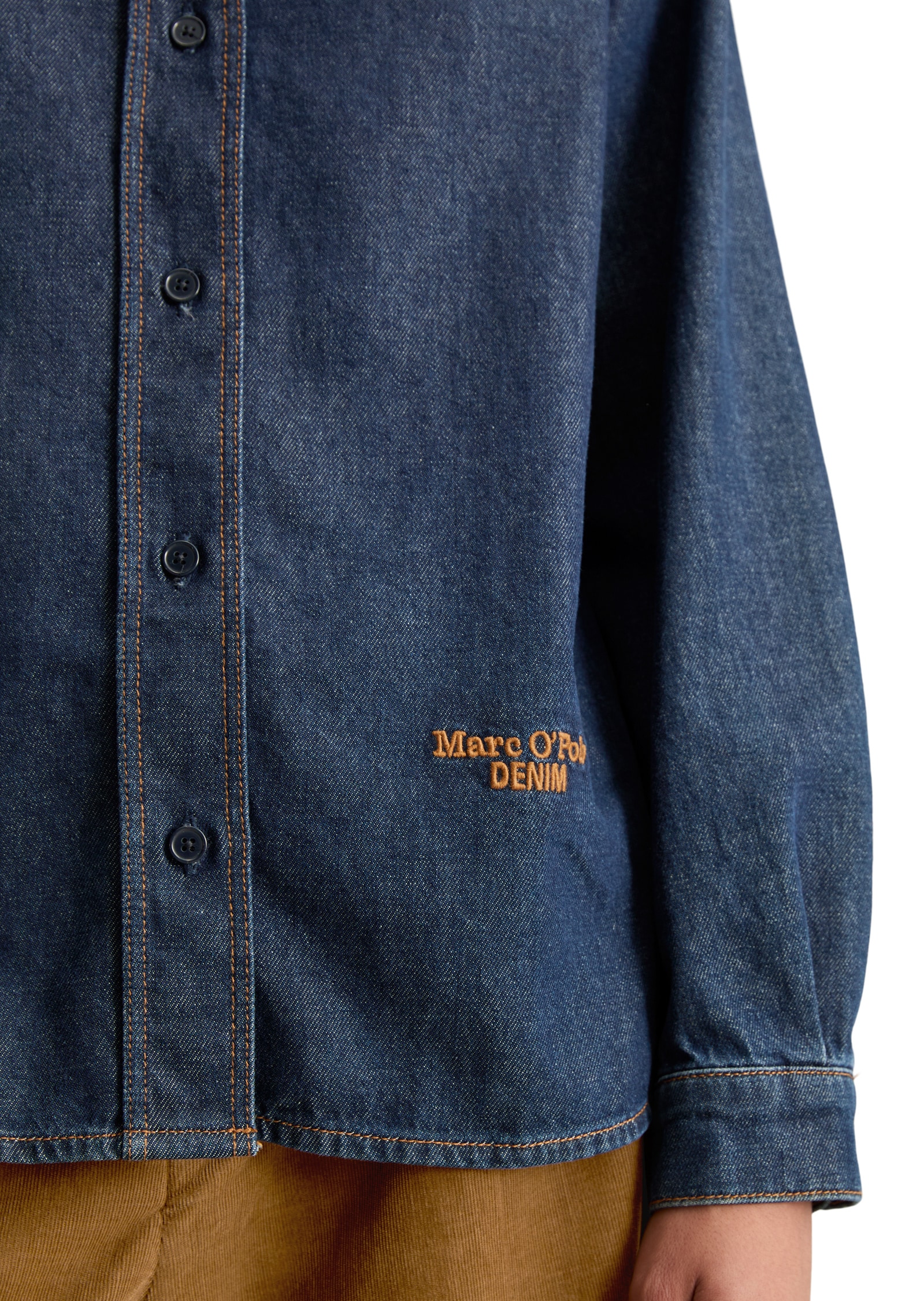 Marc O'Polo DENIM Langarmbluse »aus reiner Bio-Baumwolle«