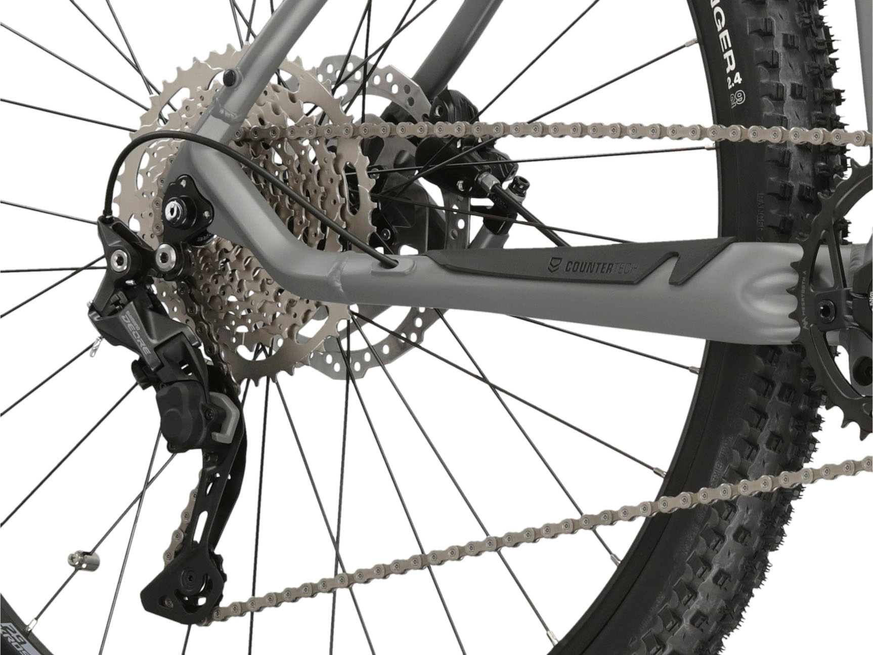 Kross E-Bike »KROSS E-MTB Level Boost 1.0 29" grau«, 10 Gang, Shimano, DEORE M5120, Mittelmotor 250 W
