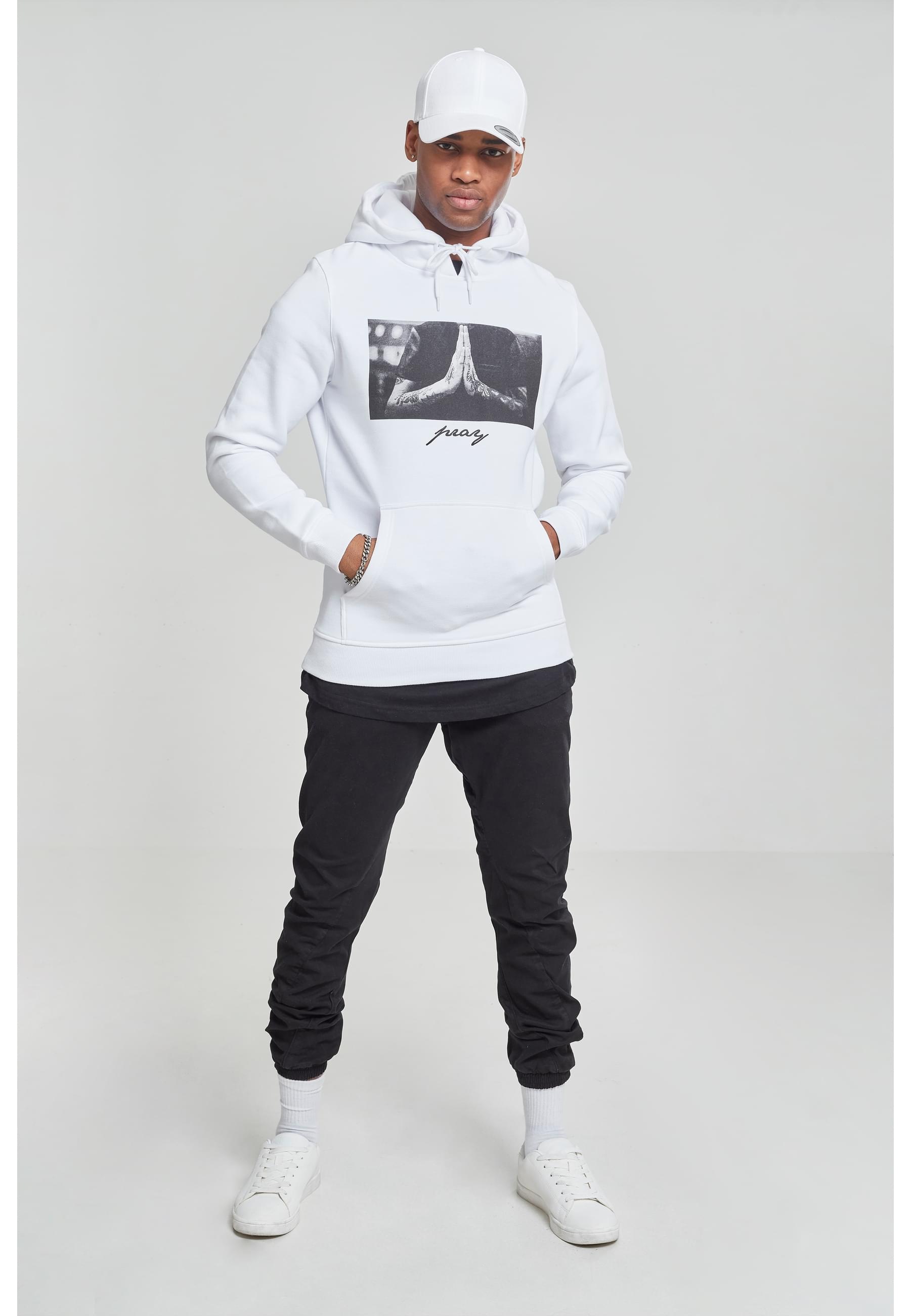 MisterTee Sweatshirt »MisterTee Herren Pray Hoody«, (1 tlg.)