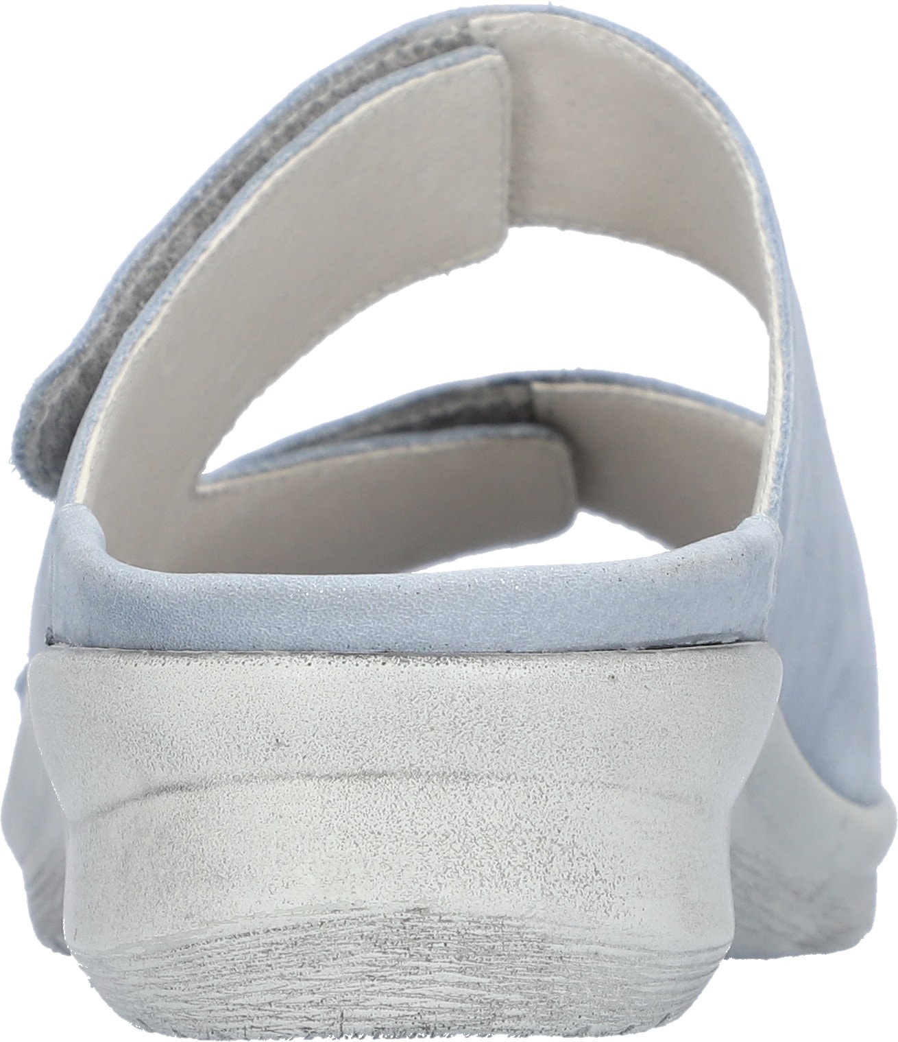 Waldläufer Pantolette »Merle«  Hausschuh, Bequemschuh, Keilpantolette mit Klettverschlüssen, M-Weite
