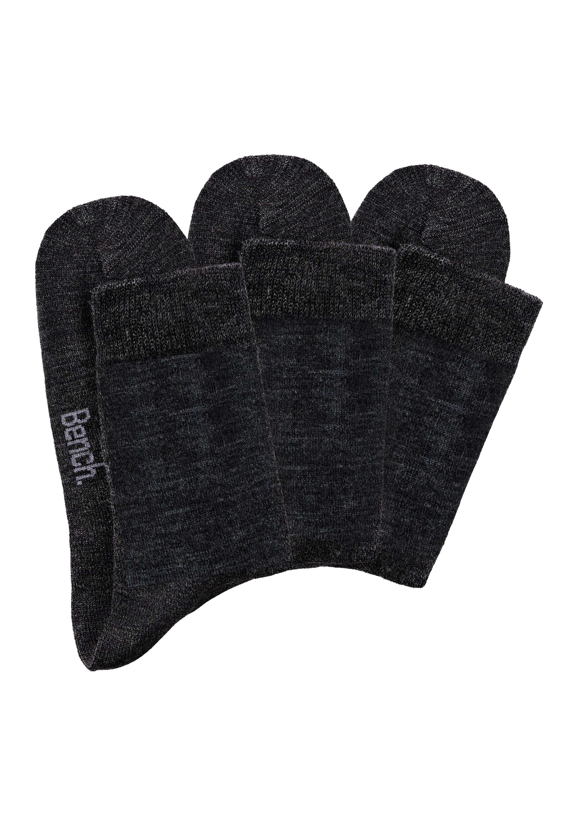 Bench. Socken Packung, 3 Stk. tlg. Herrensocken mit wärmender Wolle günstig online kaufen