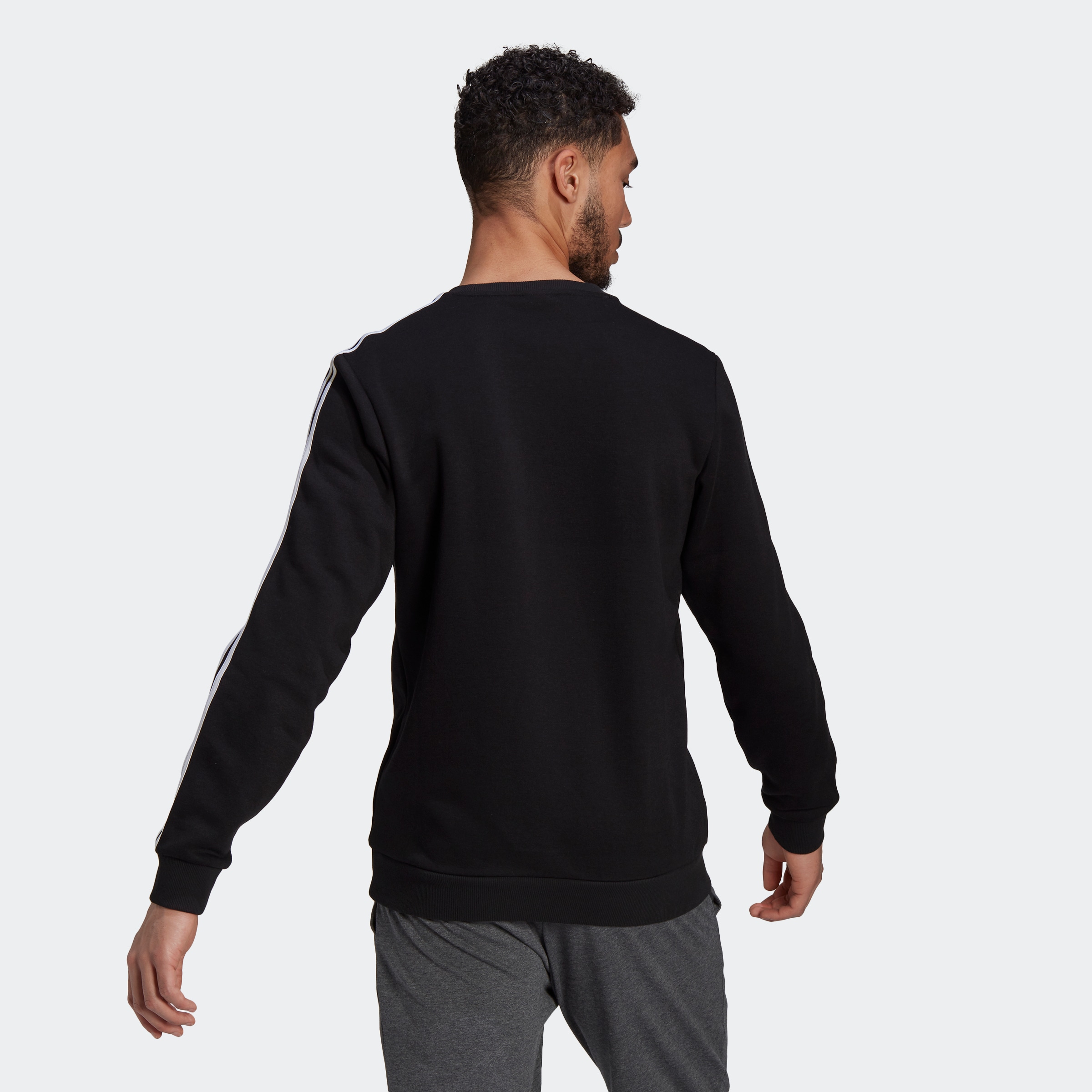 bestellen »ESSENTIALS 3-STREIFEN« FLEECE | ▷ BAUR Sportswear adidas Sweatshirt