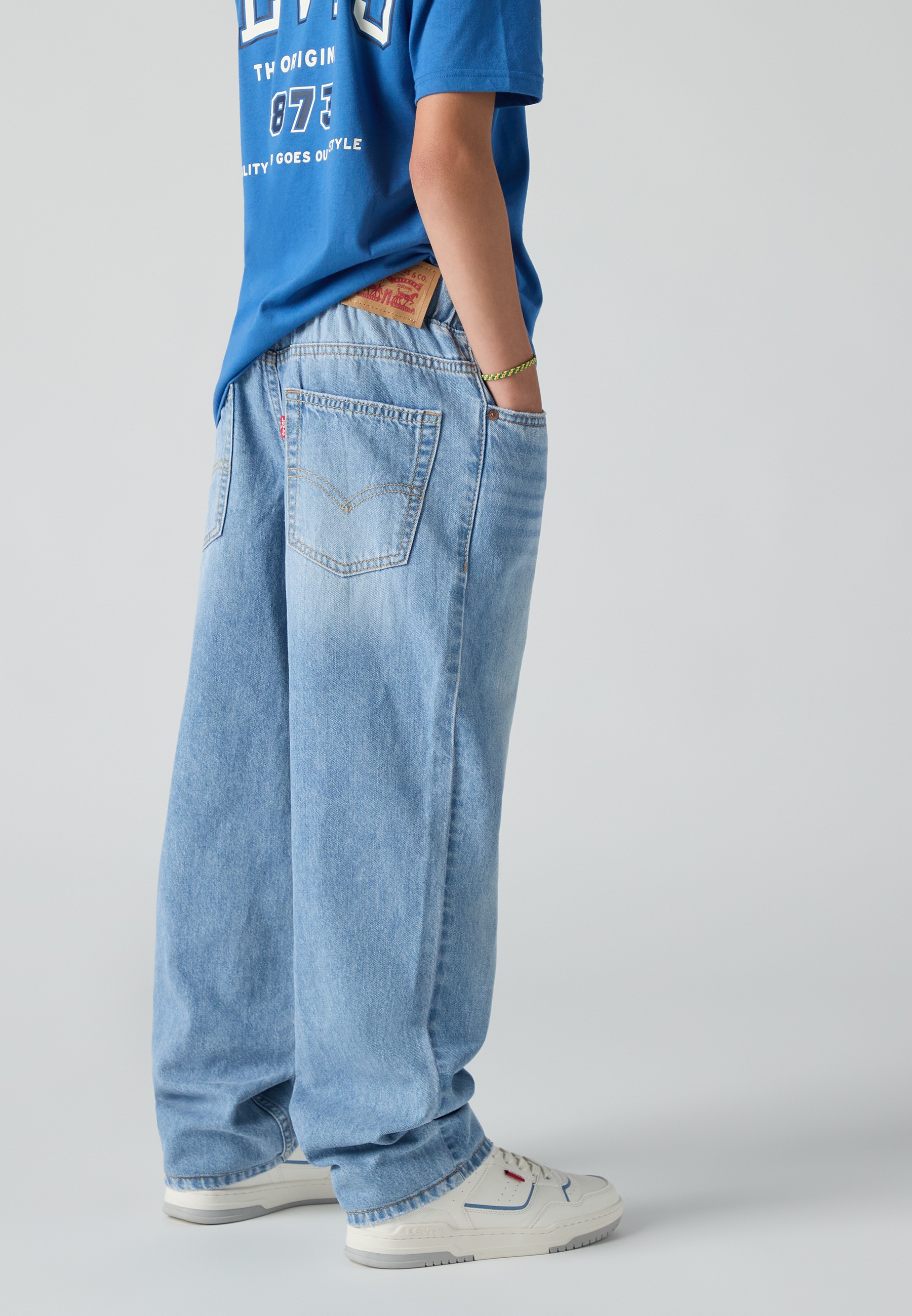 Levi's Kids Levis Kids Loose-fit-Jeans "Lvb Pull On Stay Loose Taper J" Im Five-Pocket Style