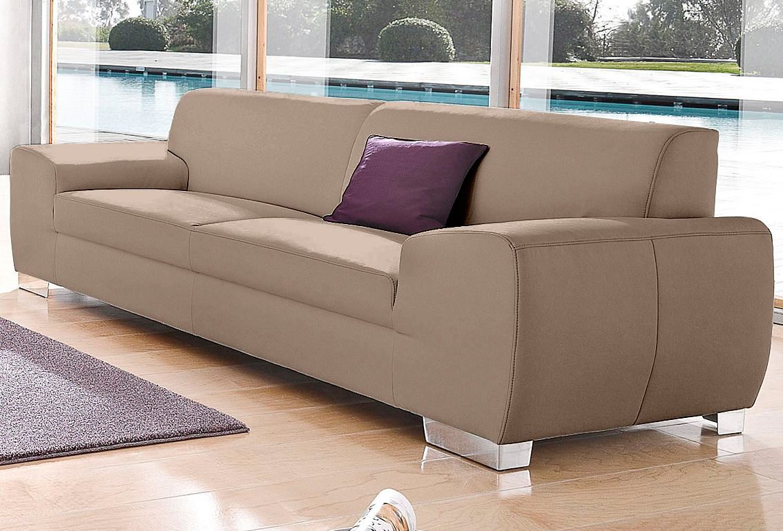 DOMO collection 2,5-Sitzer "Ricardo kubisch, modern und elegant, Breite 224cm" frei im Raum stellbar