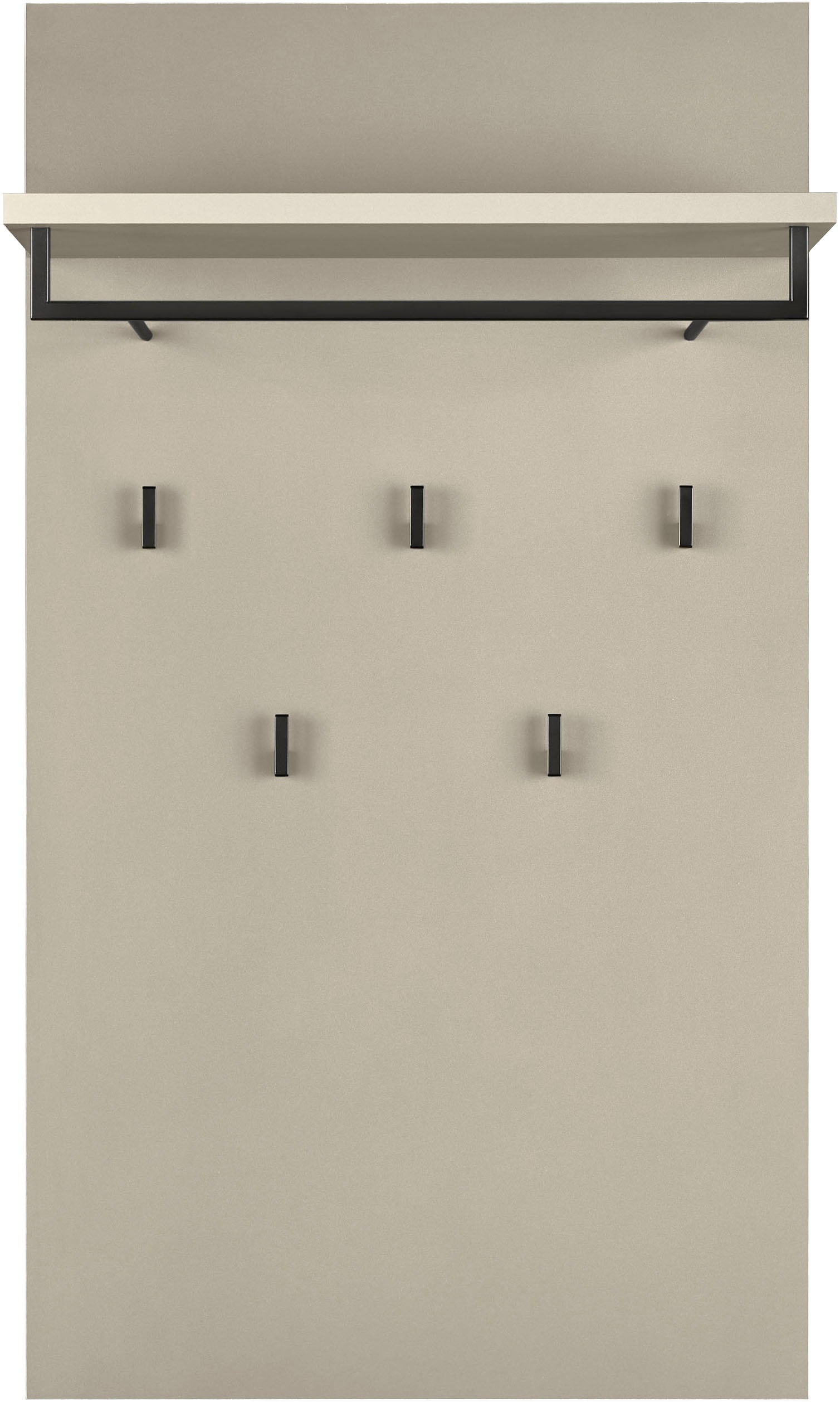 set one by Musterring Garderobenpaneel "reno-Dielen" 2 Farben verfügbar, 69 x 123 cm, cleverer Stauraum auf kleiner Fläche