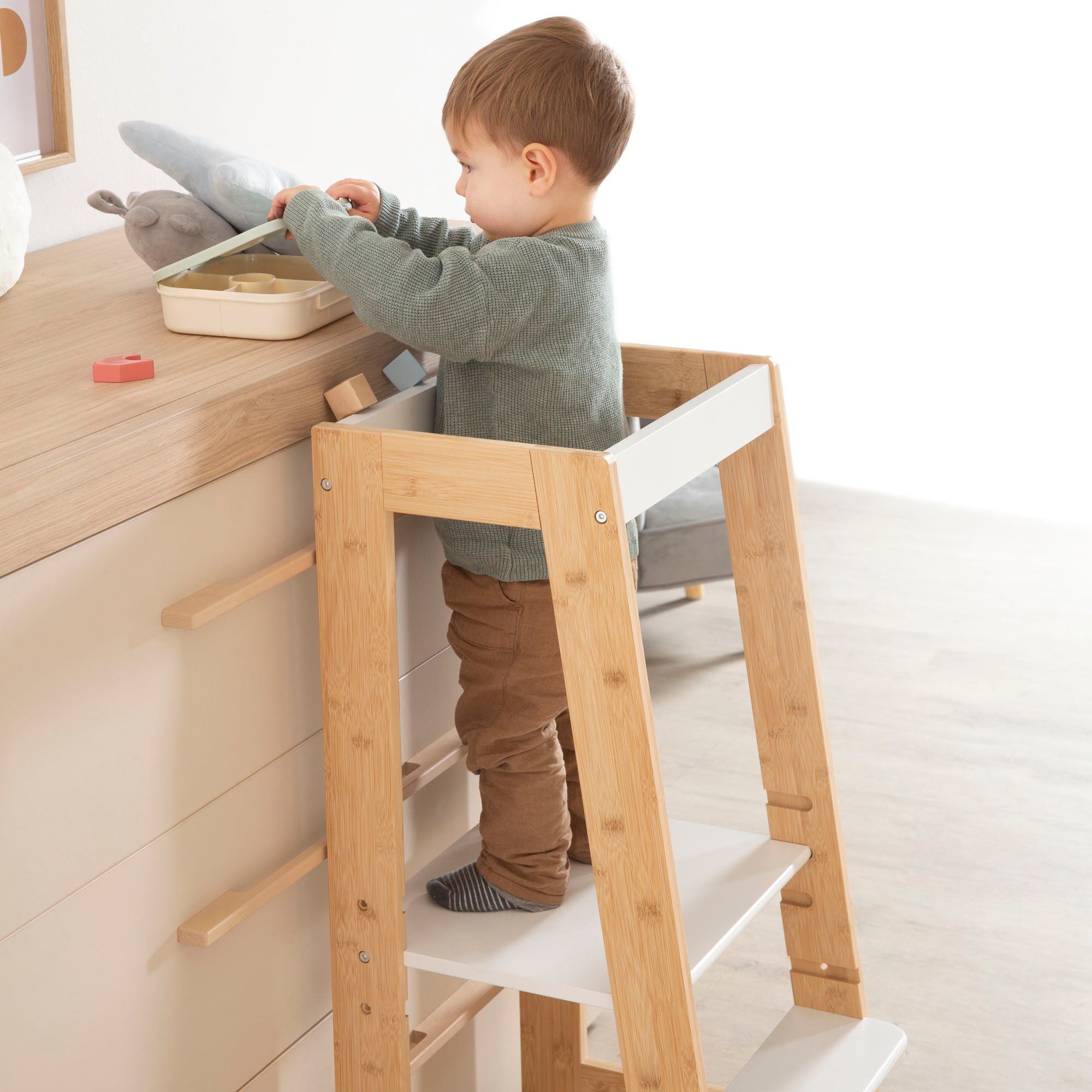 roba® Stehhilfe »Lernturm Bambus«, FSC® - schützt Wald