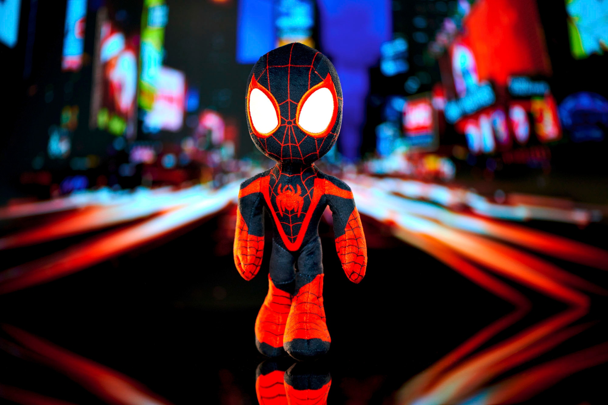 SIMBA Kuscheltier »Disney Marvel Miles Morales, Glow in the Dark, 25 cm«, mit Glow in the Dark Augen