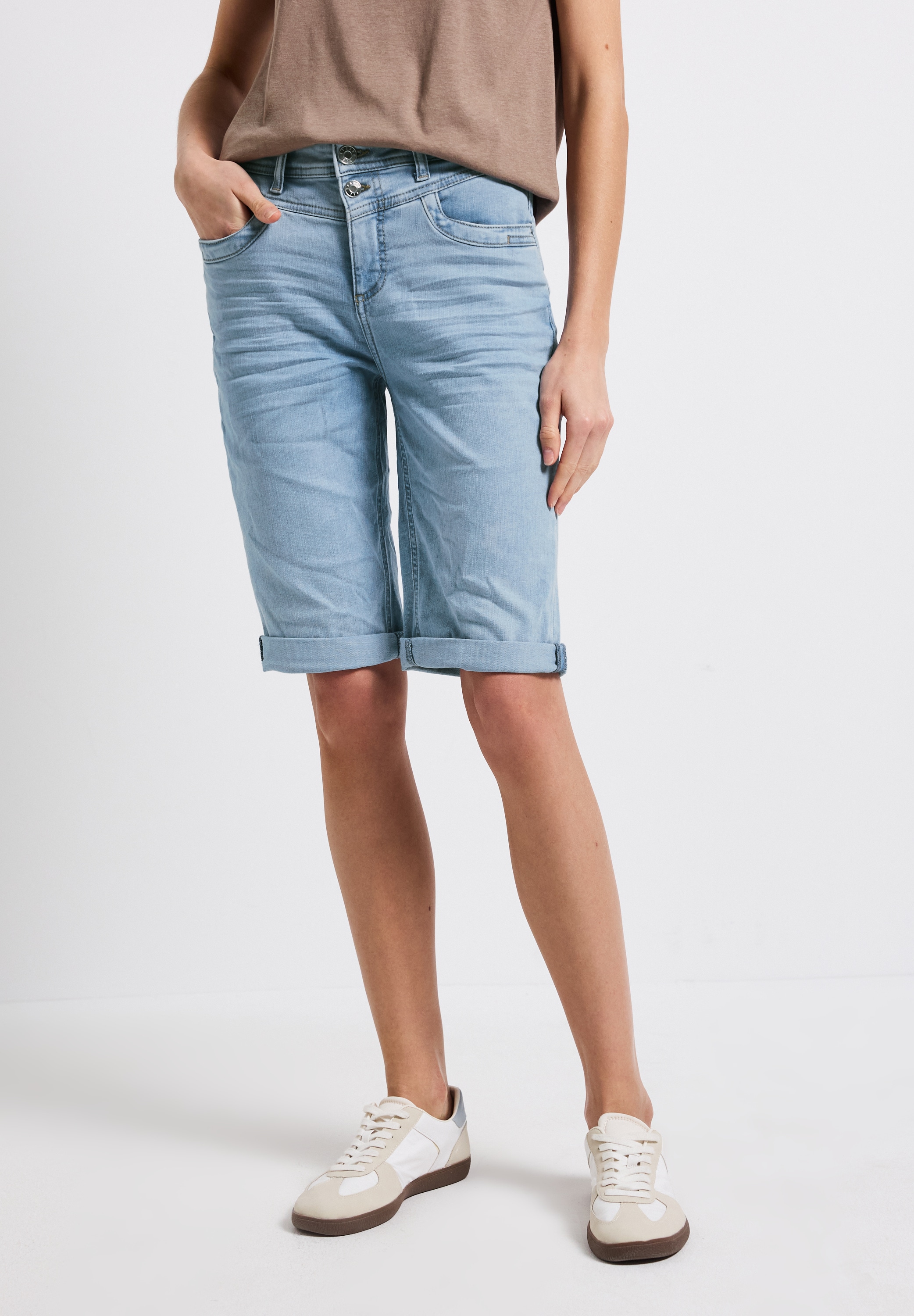 STREET ONE Slim-fit-Jeans, aus Baumwolle mit Stretchanteil günstig online kaufen