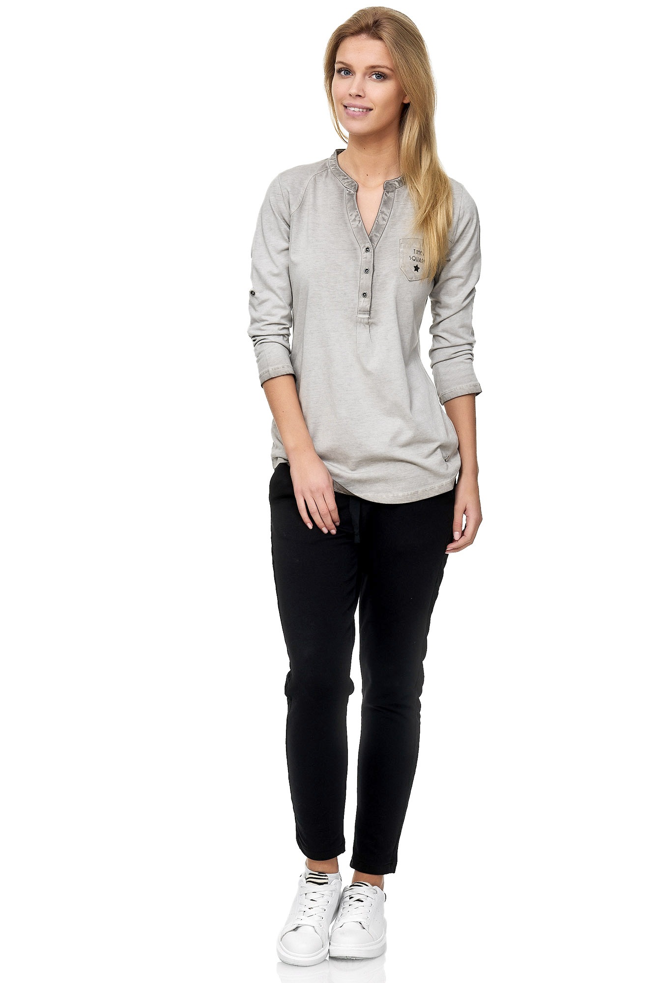 Decay Langarmshirt mit Brusttasche SV6837