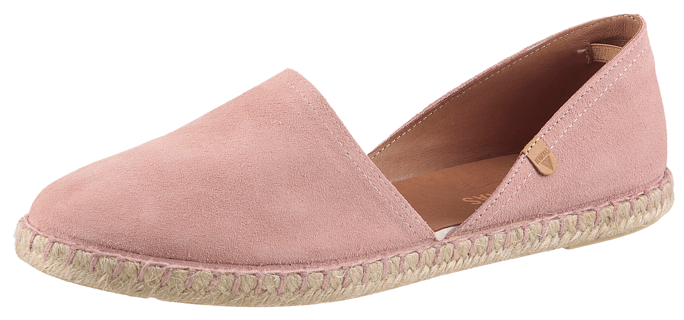 VERBENAS Espadrille "CARMEN SERRAJE" Sommerschuh, Schlappen mit Jute-Rahmen