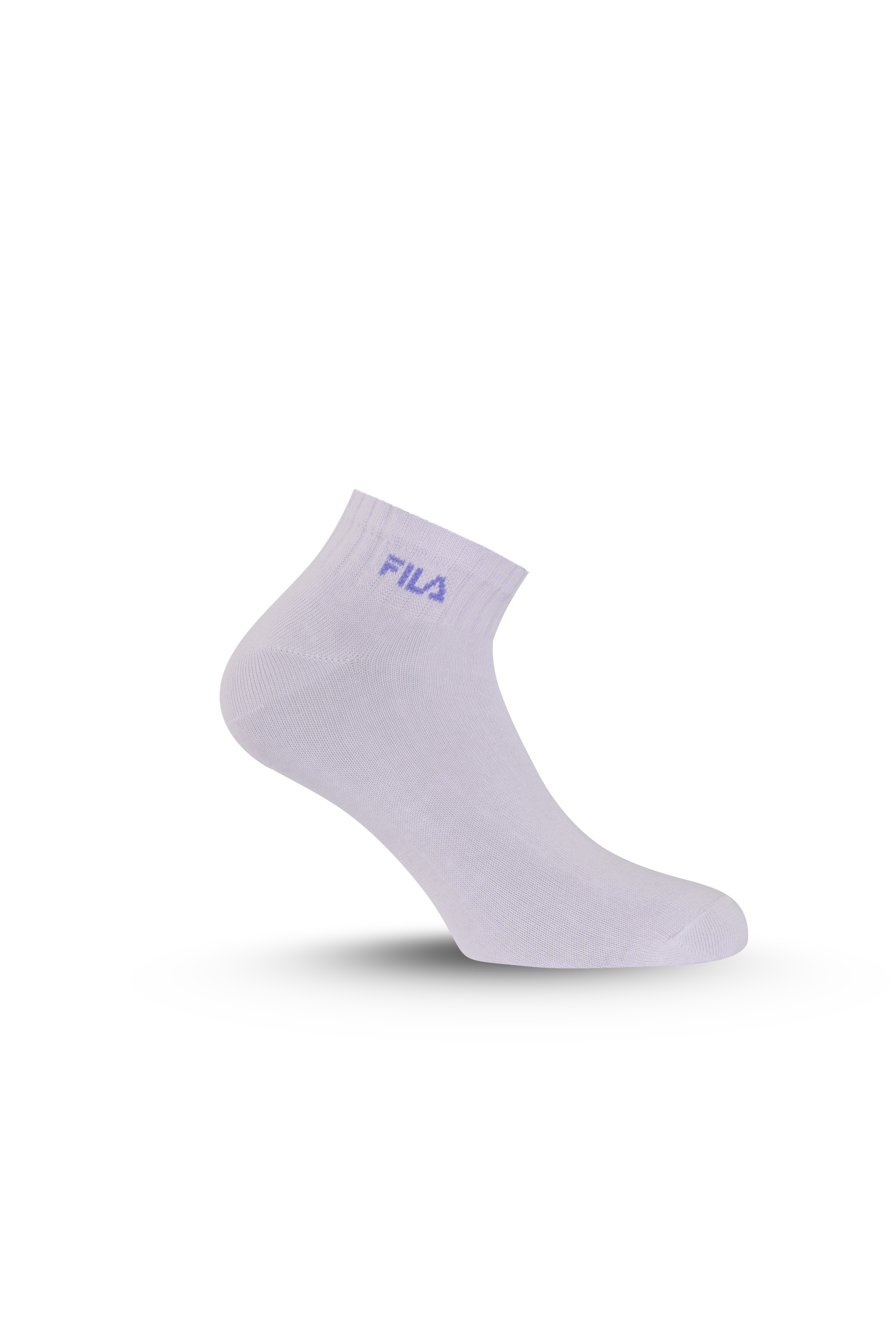 Fila Kurzsocken 6 Paar,  Cotton-Mix, Rippenbündchen, Logoschriftzug, Multipack
