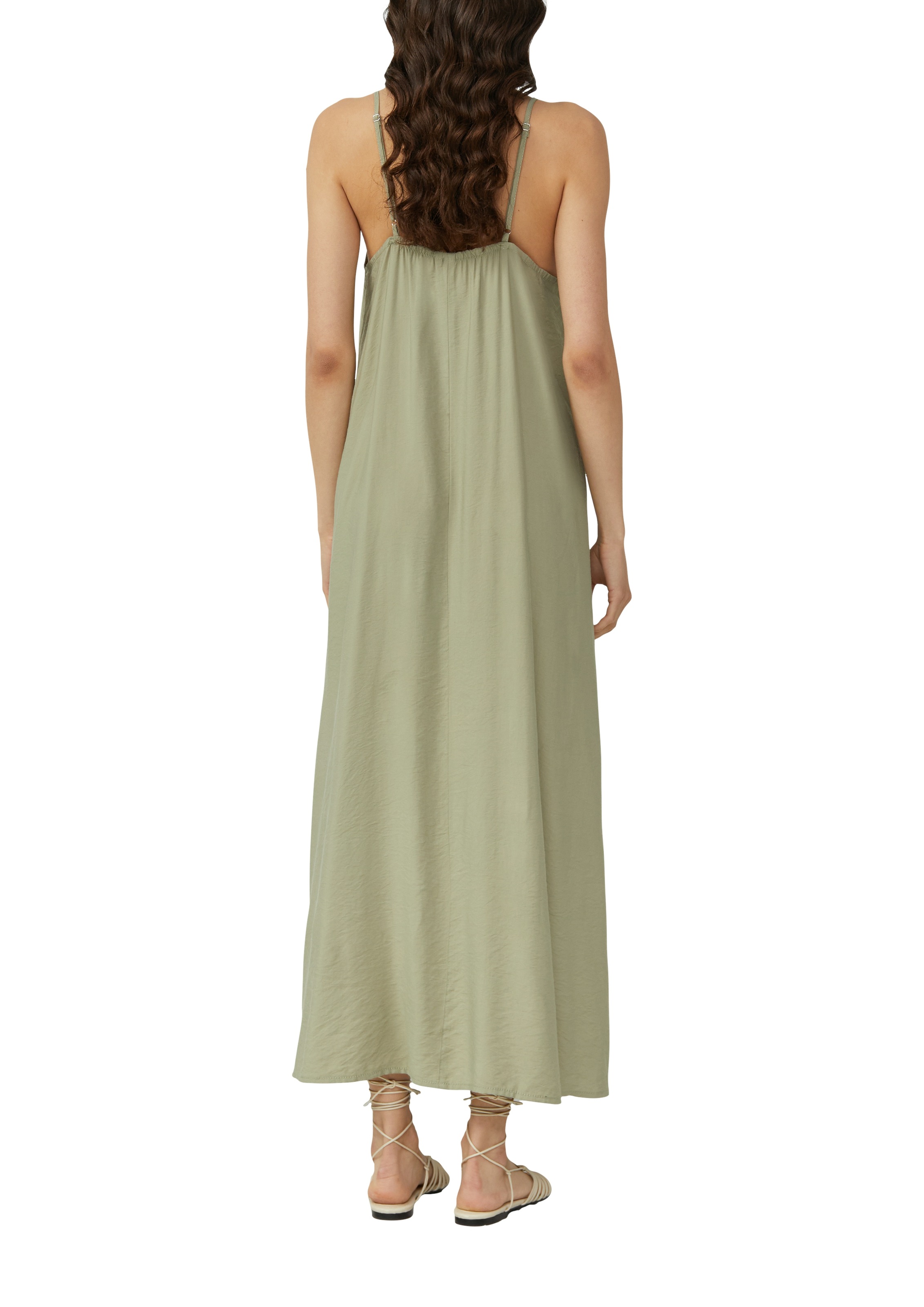 QS Maxikleid, aus Viskosemix günstig online kaufen