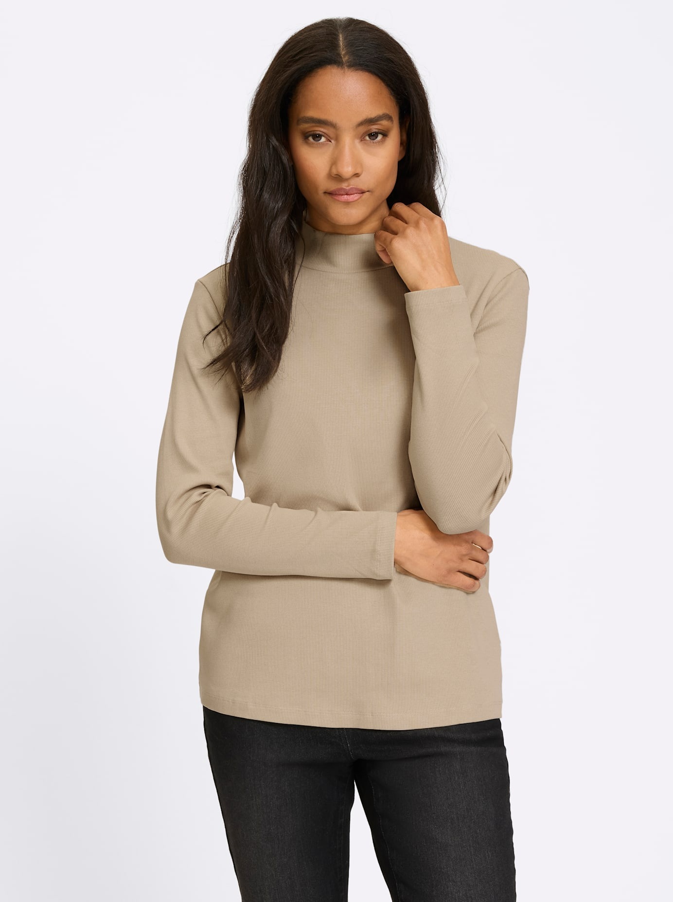 heine Langarmshirt "Rollkragen-Shirt" 1