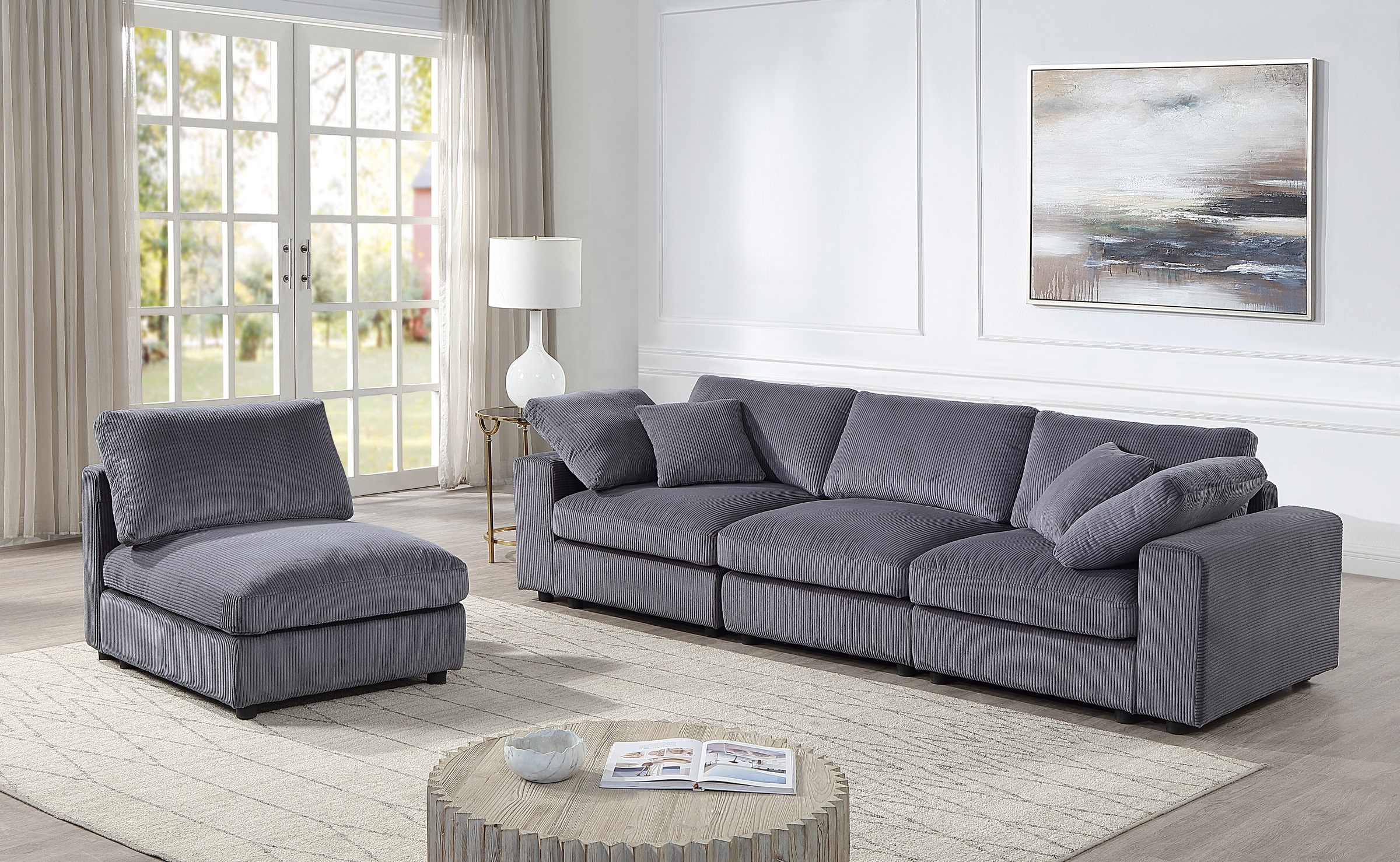 RAUM.ID 4-Sitzer "Bennid, XXL-Modulsofa mit vielen individuellen Stellmögli günstig online kaufen