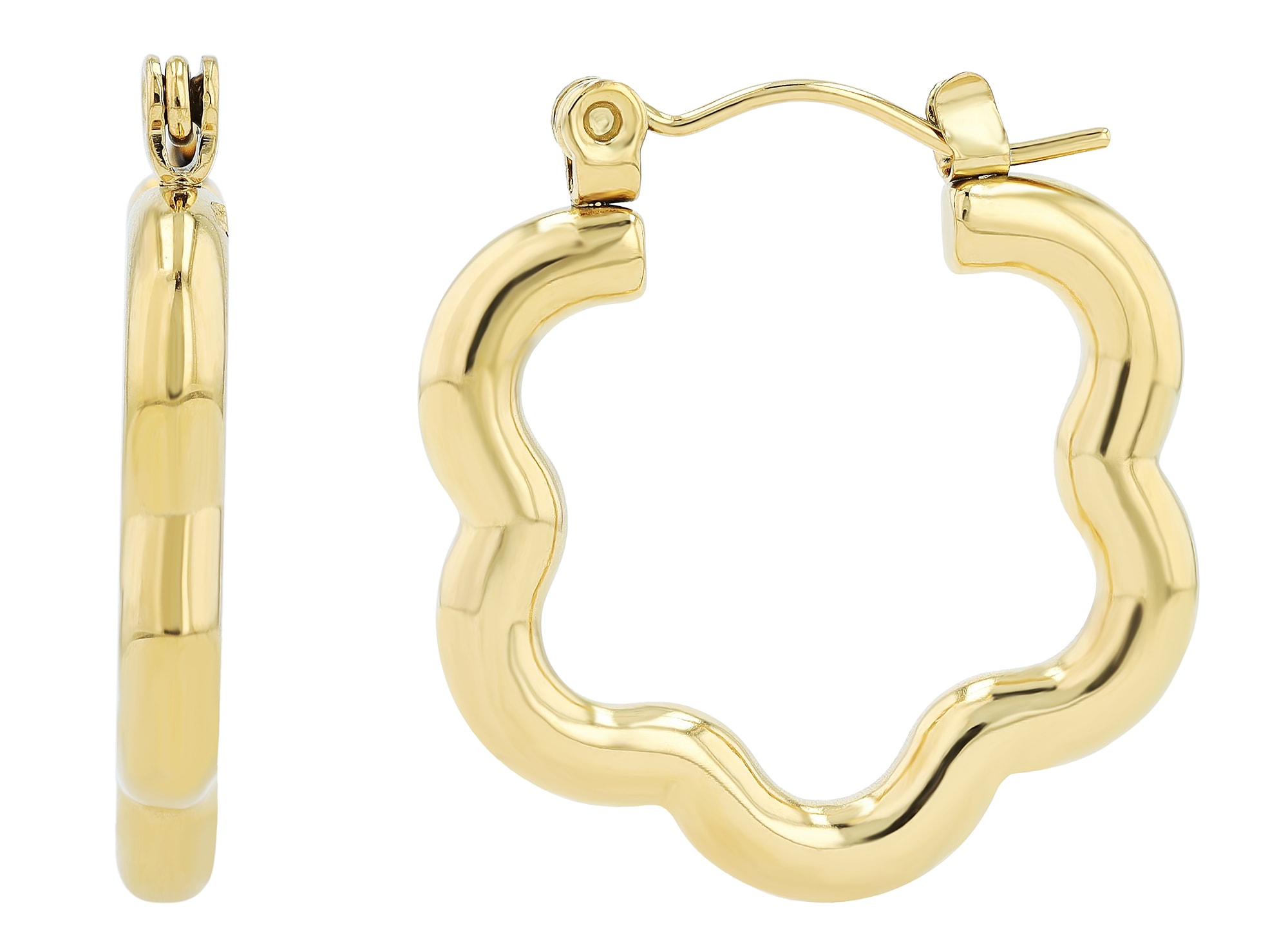 Adelia´s Paar Creolen »Damen Ohrringe – Creole aus Edelstahl« Zum Verschenken – ideal zum einfach so