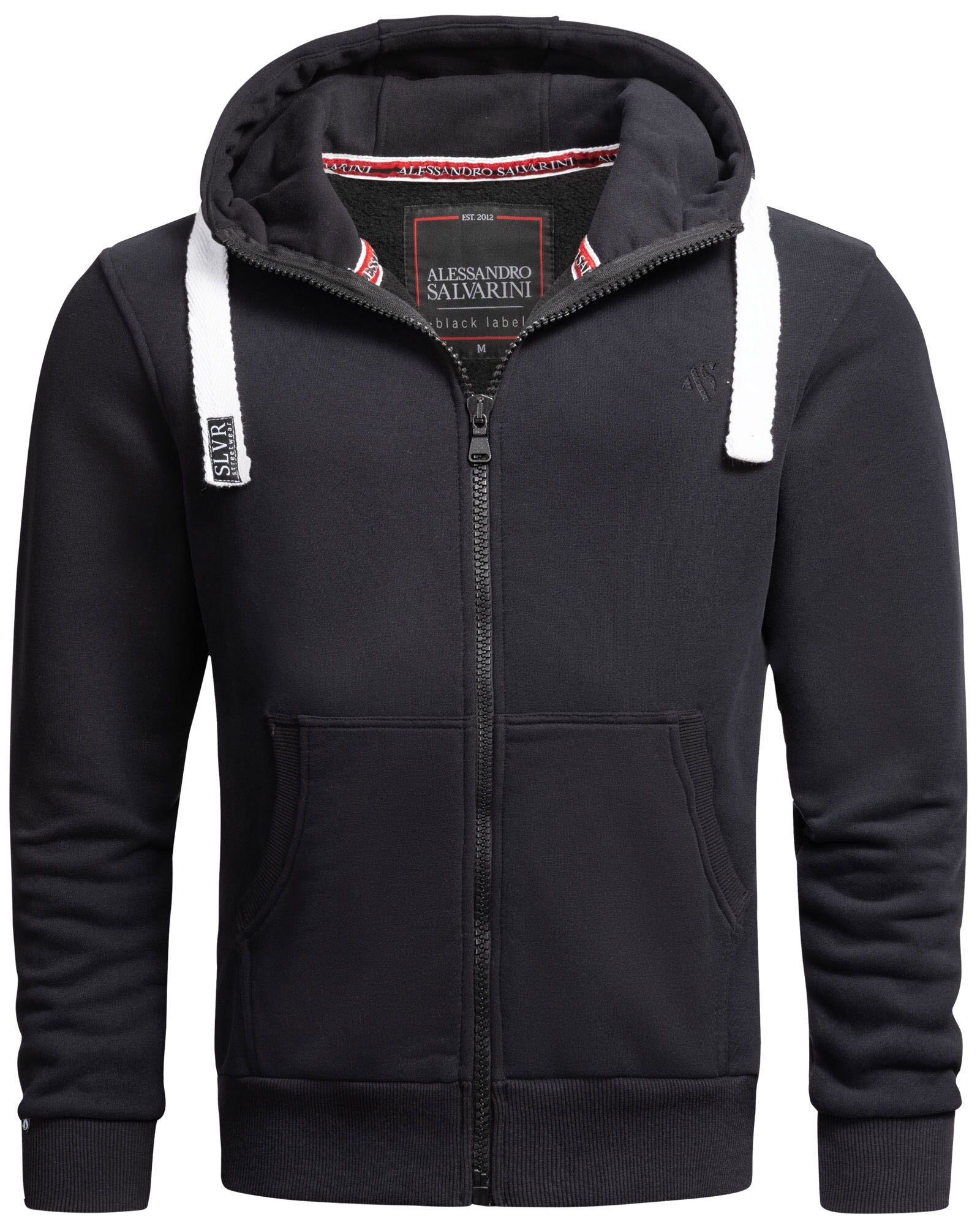 Alessandro Salvarini Sweatjacke "ASVinzent", warmer Hoodie