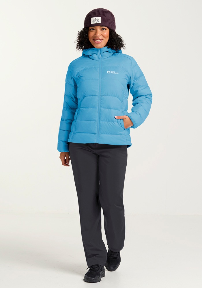 Jack Wolfskin Daunenjacke »ATHER DOWN HOODY W RDS«, mit Kapuze