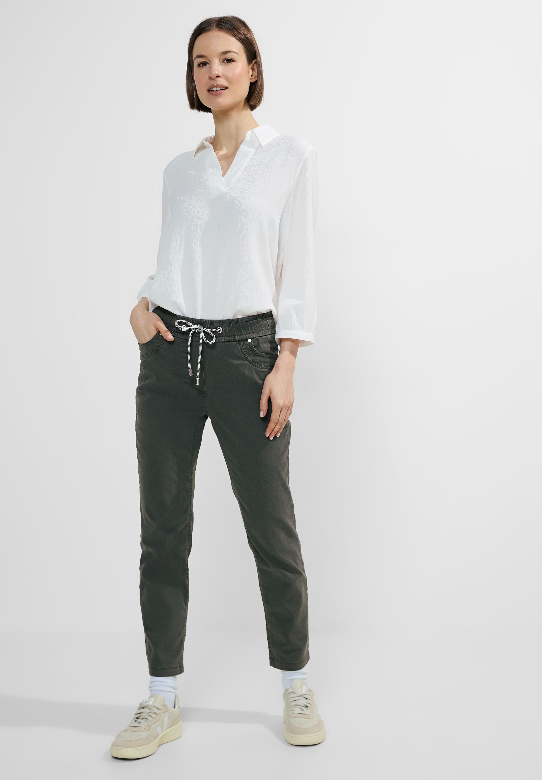 Thumbnail - Cecil Jogger Pants Middle Waist