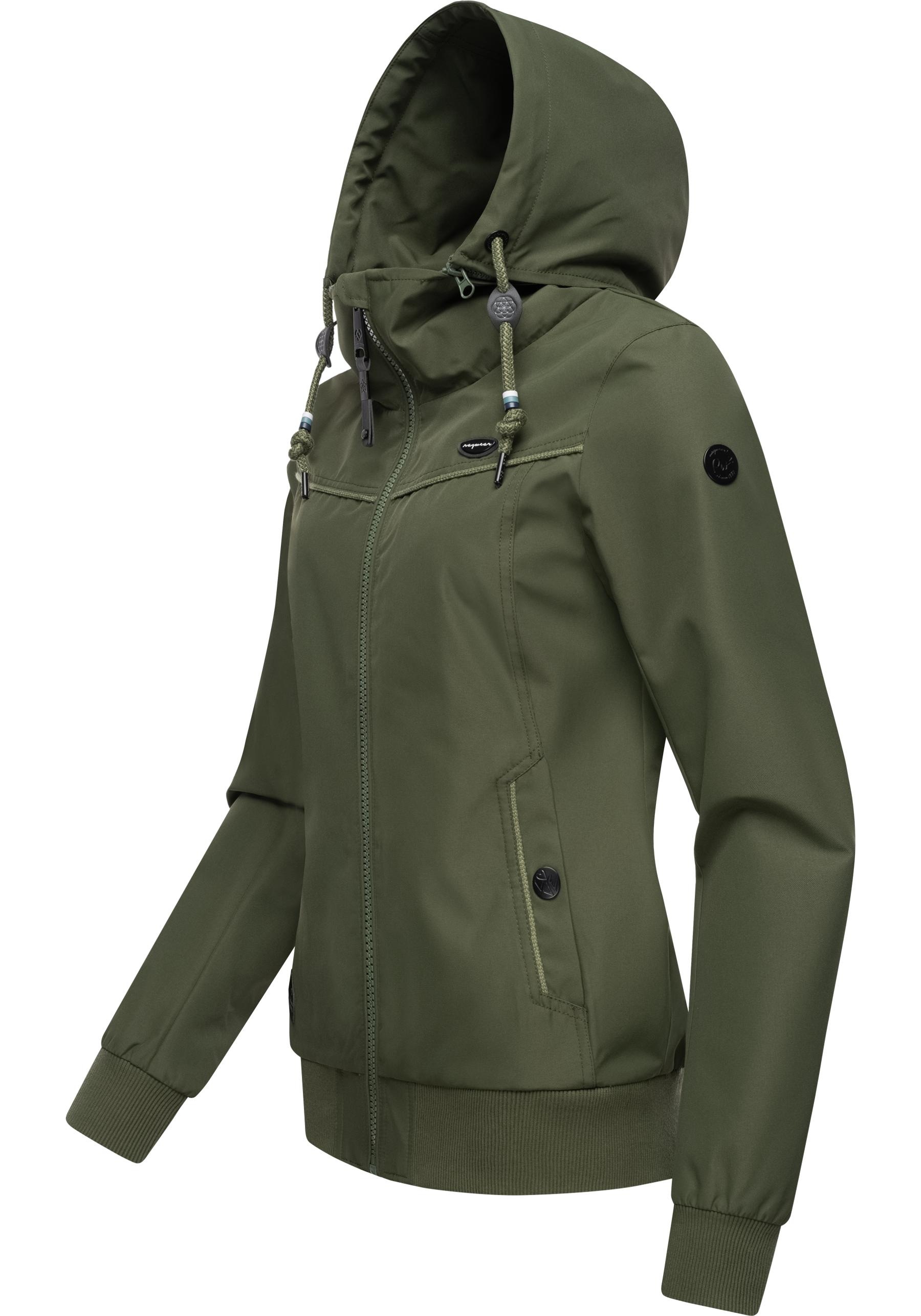 Ragwear Outdoorjacke »Jotty«, mit Kapuze, wasserdichte Übergangsjacke mit abnehmbarer Kapuze