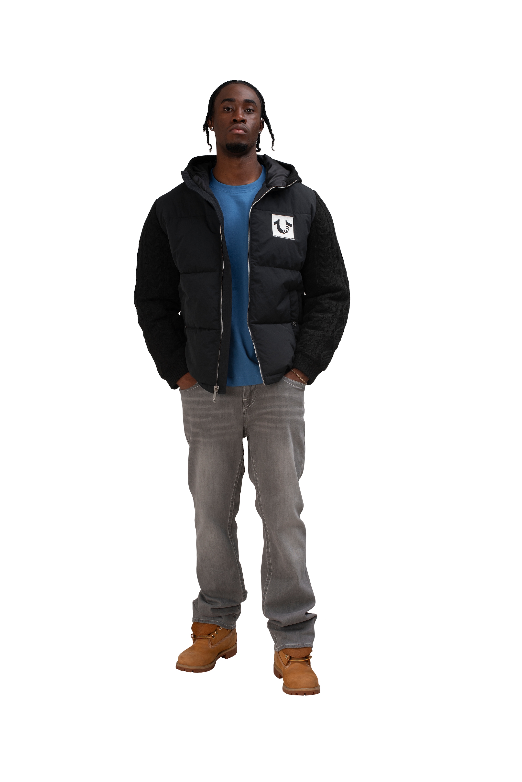 True Religion Straight-Jeans »RICKY SN FLAP« Baumwollmischung, straight fit