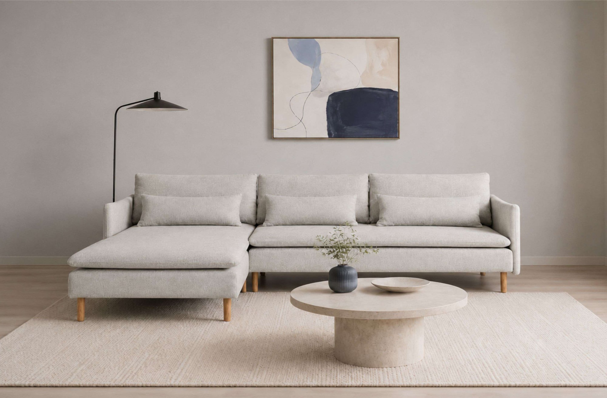 OTTO home Ecksofa "Syllas, Polsterecke, Sofa, hochwertige Verarbeitung" L-Form, mit Taschenfederkern, B: 298 cm, FSC