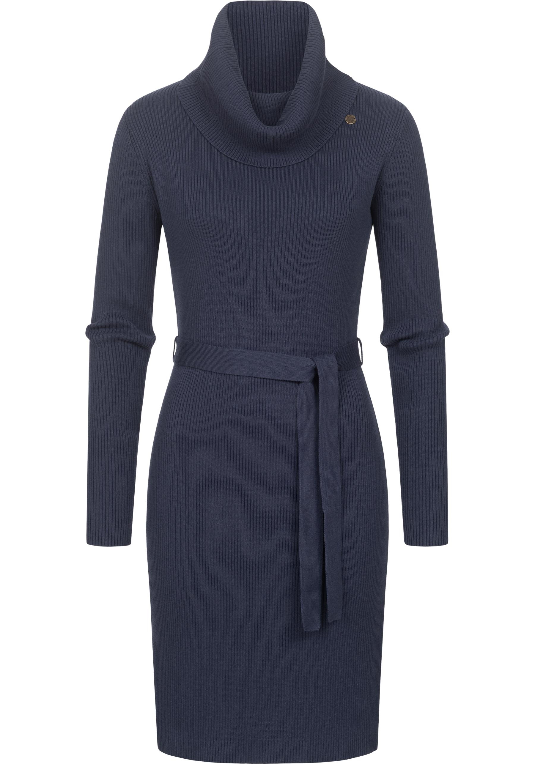 Ragwear Sweatkleid "Miyya" Ohne Taschen warmes Winterkleid mit breitem Roll günstig online kaufen