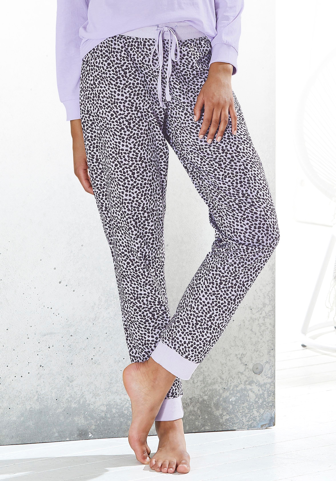 Vivance Dreams by Lascana Pyjamahose mit Allover-Druck