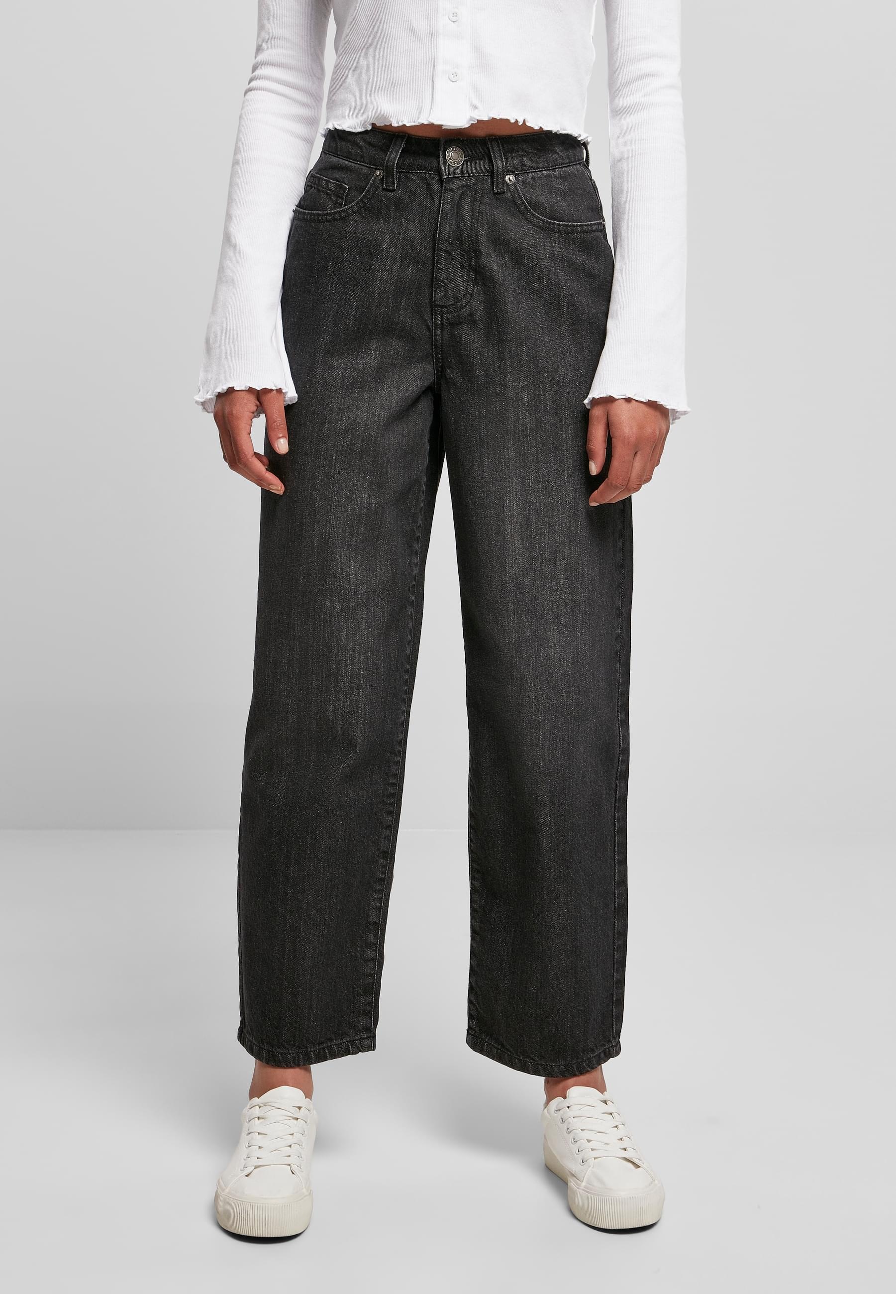 URBAN CLASSICS Bequeme Jeans »Urban Classics Damen«, (1 tlg.)