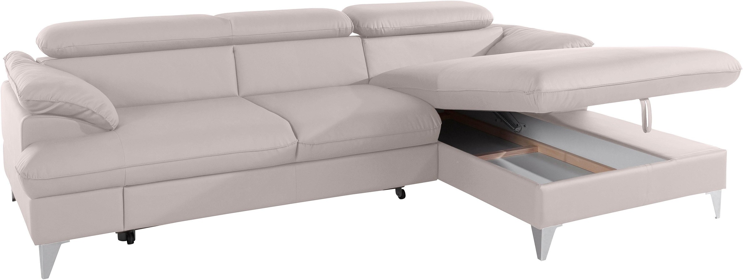 Thumbnail - COTTA Ecksofa "Caluso L-Form", mit Kopfteilverstellung, wahlweise mit Bettfunktion & Bettkasten
