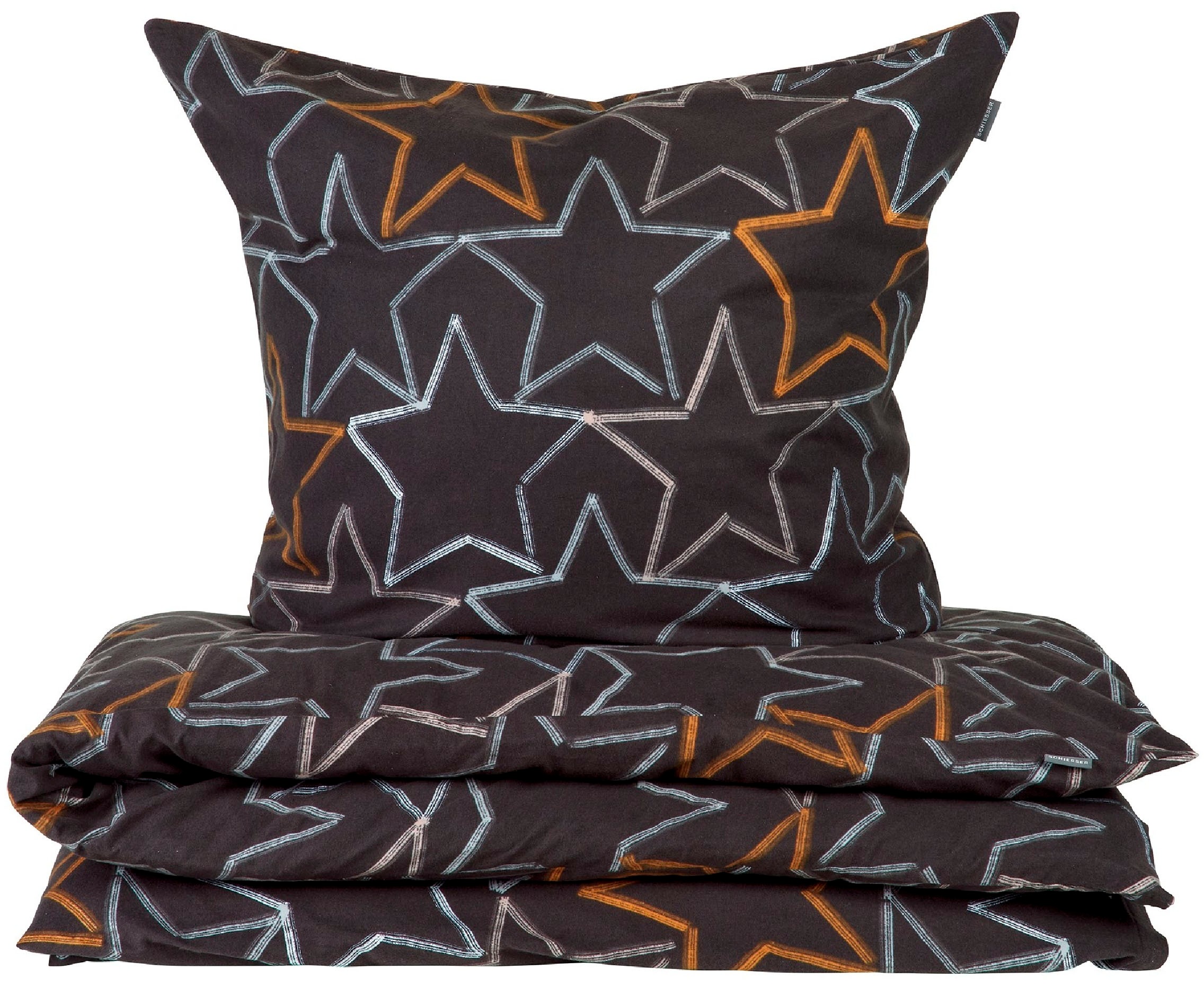 Schiesser Bettwäsche »Lizzy aus weicher Baumwolle mit coolem Sterne-Print«, MADE IN GREEN by OEKO-TEX®-zertifiziert
