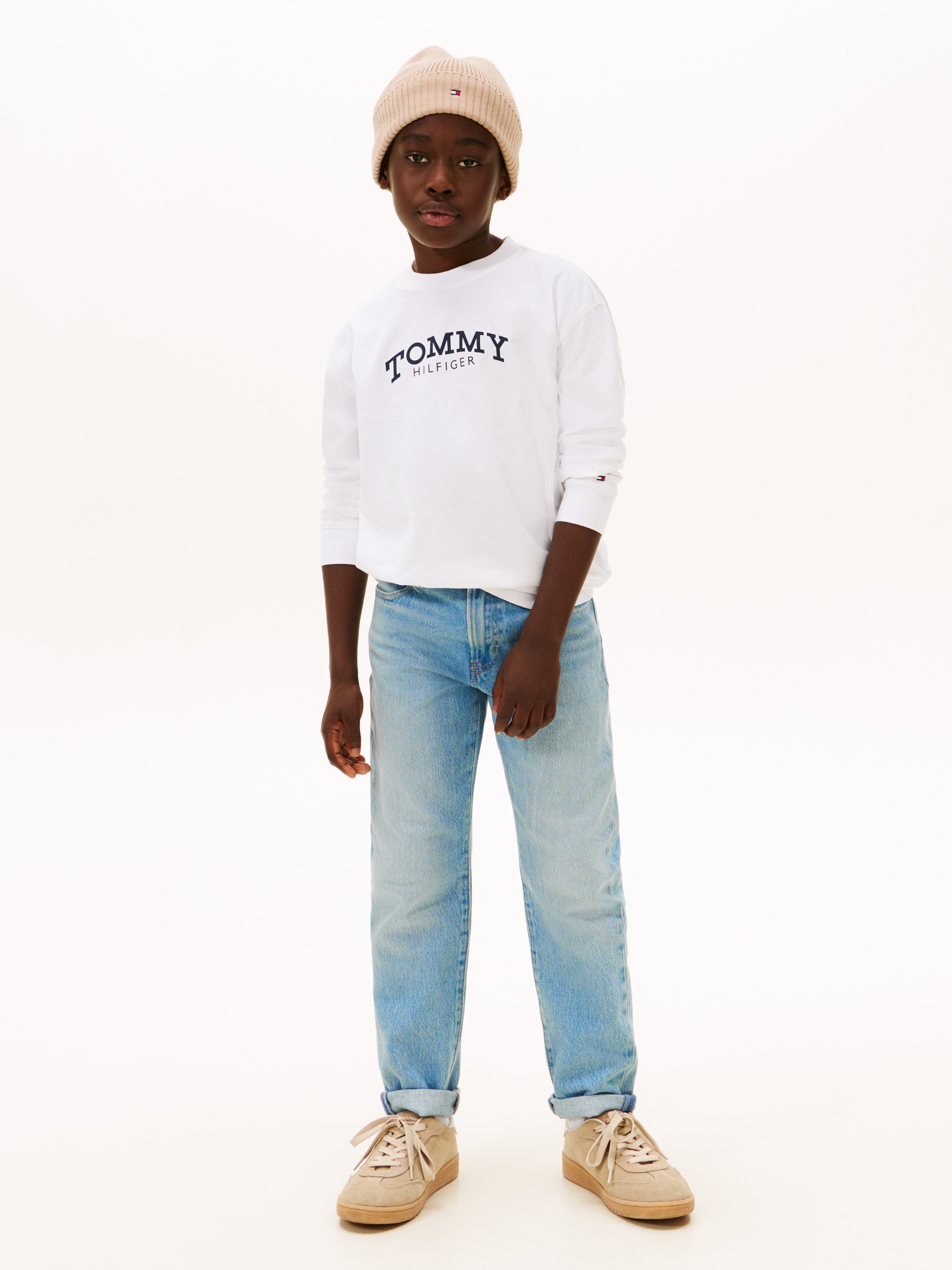 Tommy Hilfiger Langarmshirt Regular fit, für Kinder bis 16 Jahre