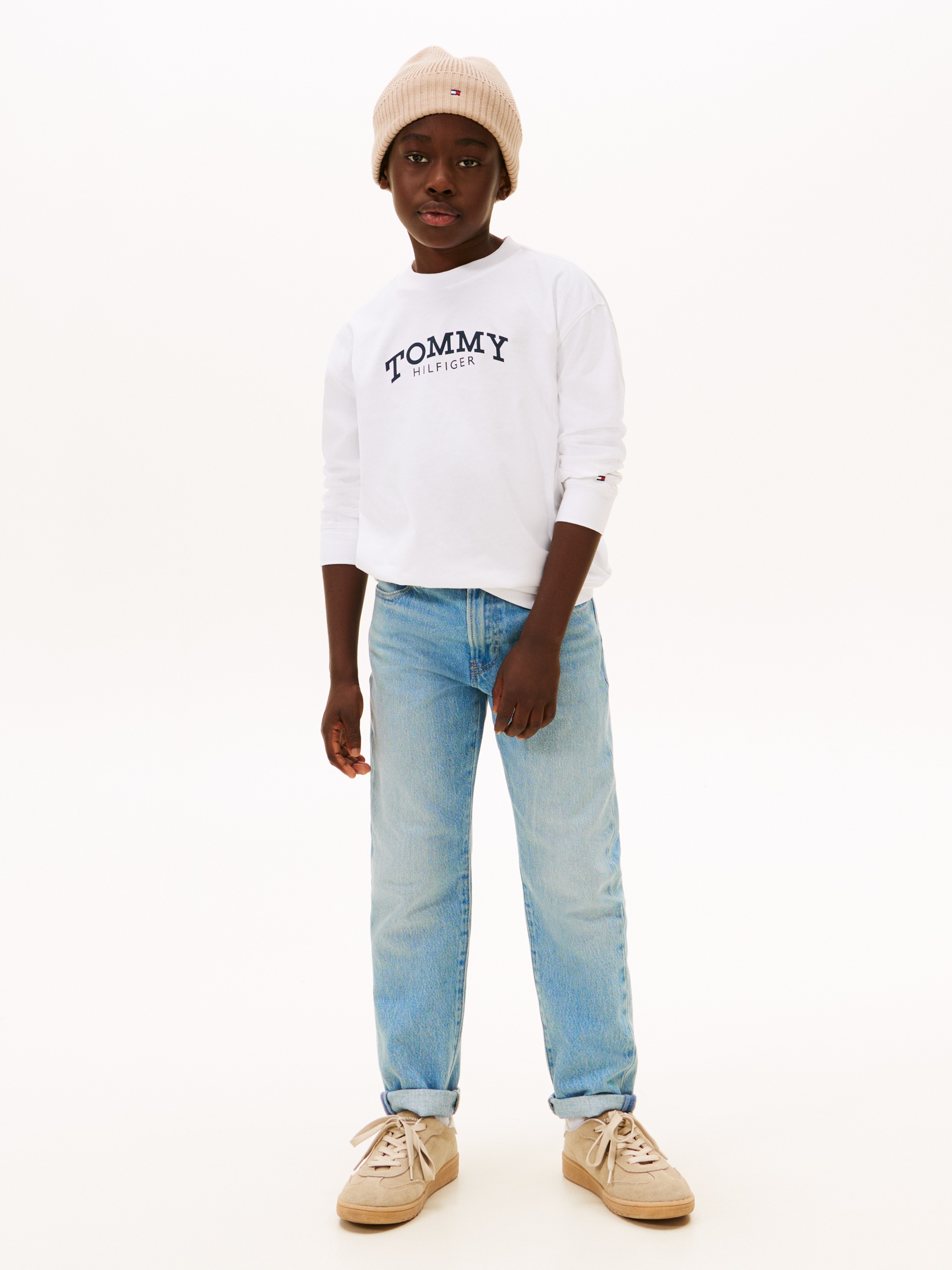 Thumbnail - Tommy Hilfiger Langarmshirt Regular fit, für Kinder bis 16 Jahre