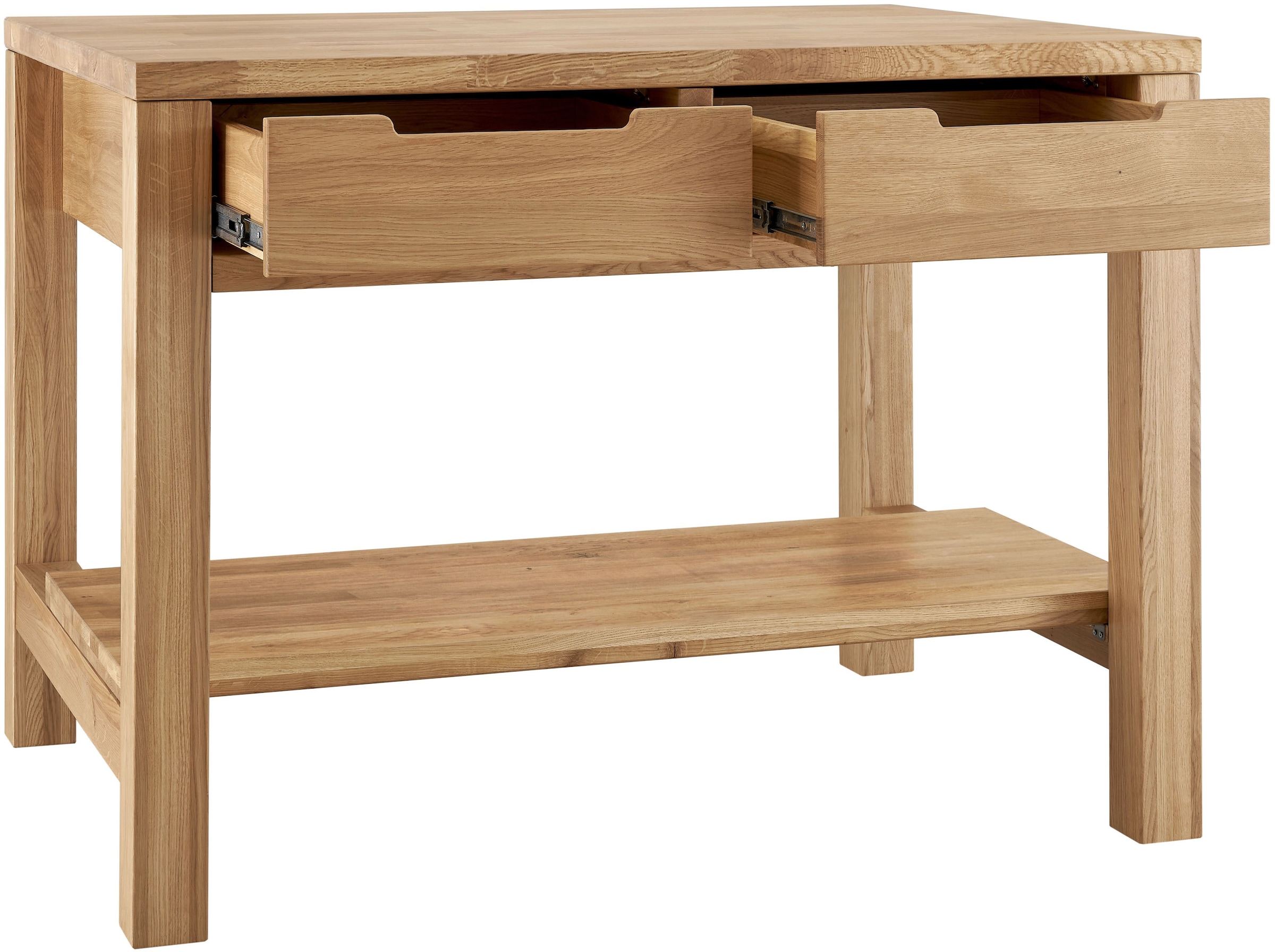 BASIC by Balculina Kücheninsel »Ponza, Kücheninsel BxHxT 122x91x90 cm«, Breite 122cm, Massivholz, Softclose und Vollauszug