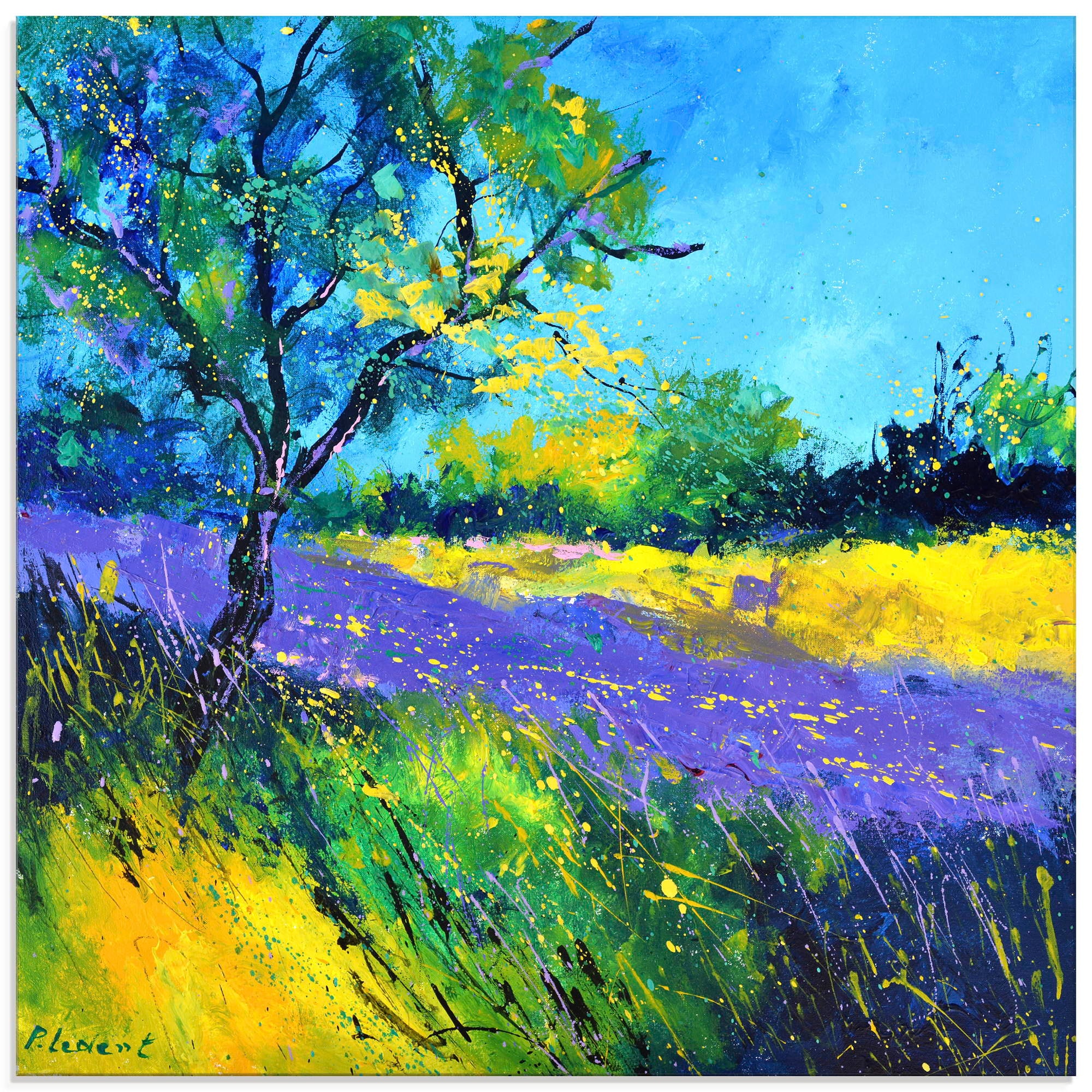 Artland "Lavender field" Wiesen & Baumbilder 1 Stk. tlg. als Alubild, Leinwandbild, Poster, Wandaufkleber in verschied. Größen