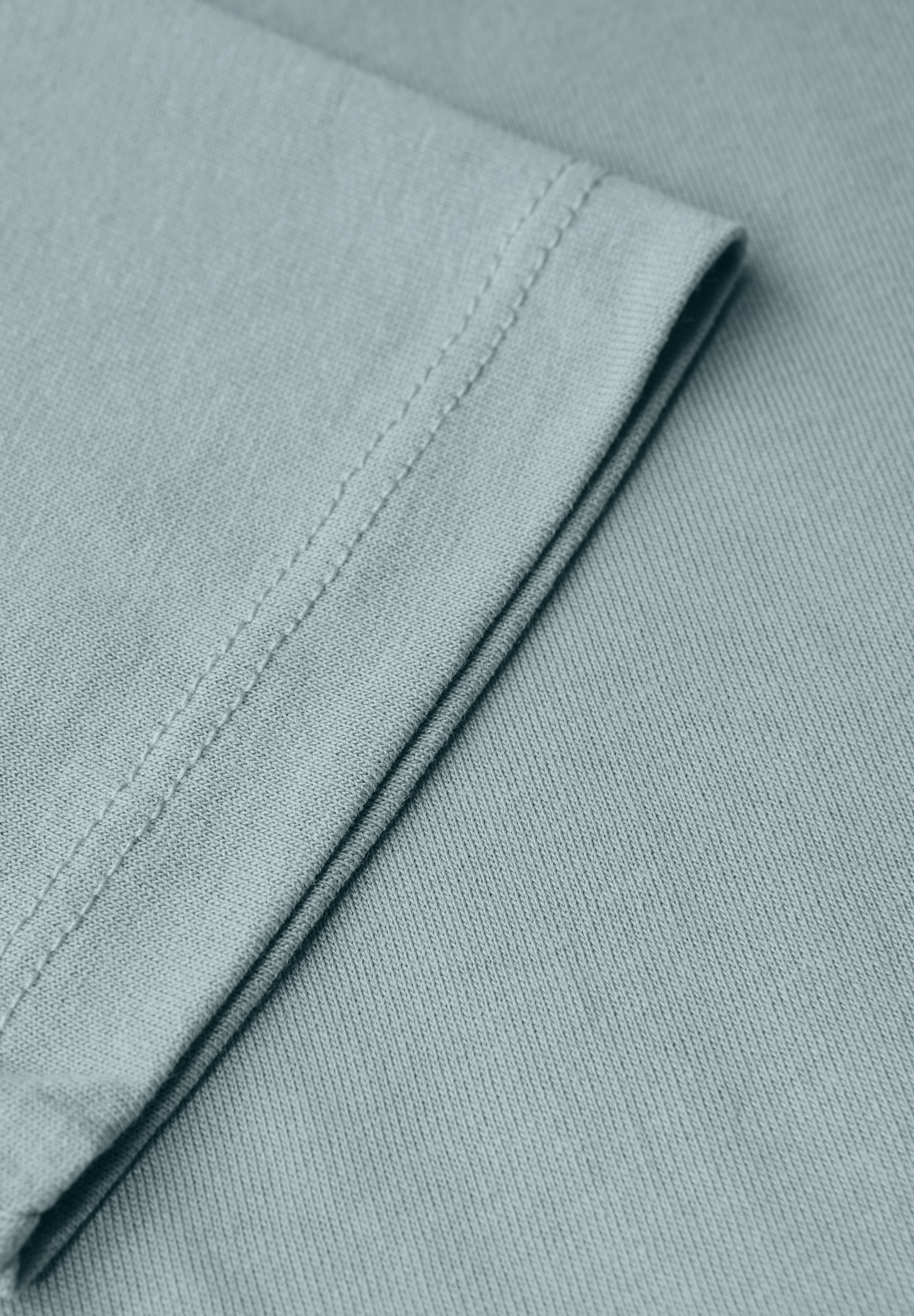 STREET ONE Langarmshirt, aus Baumwolle mit Stretchante