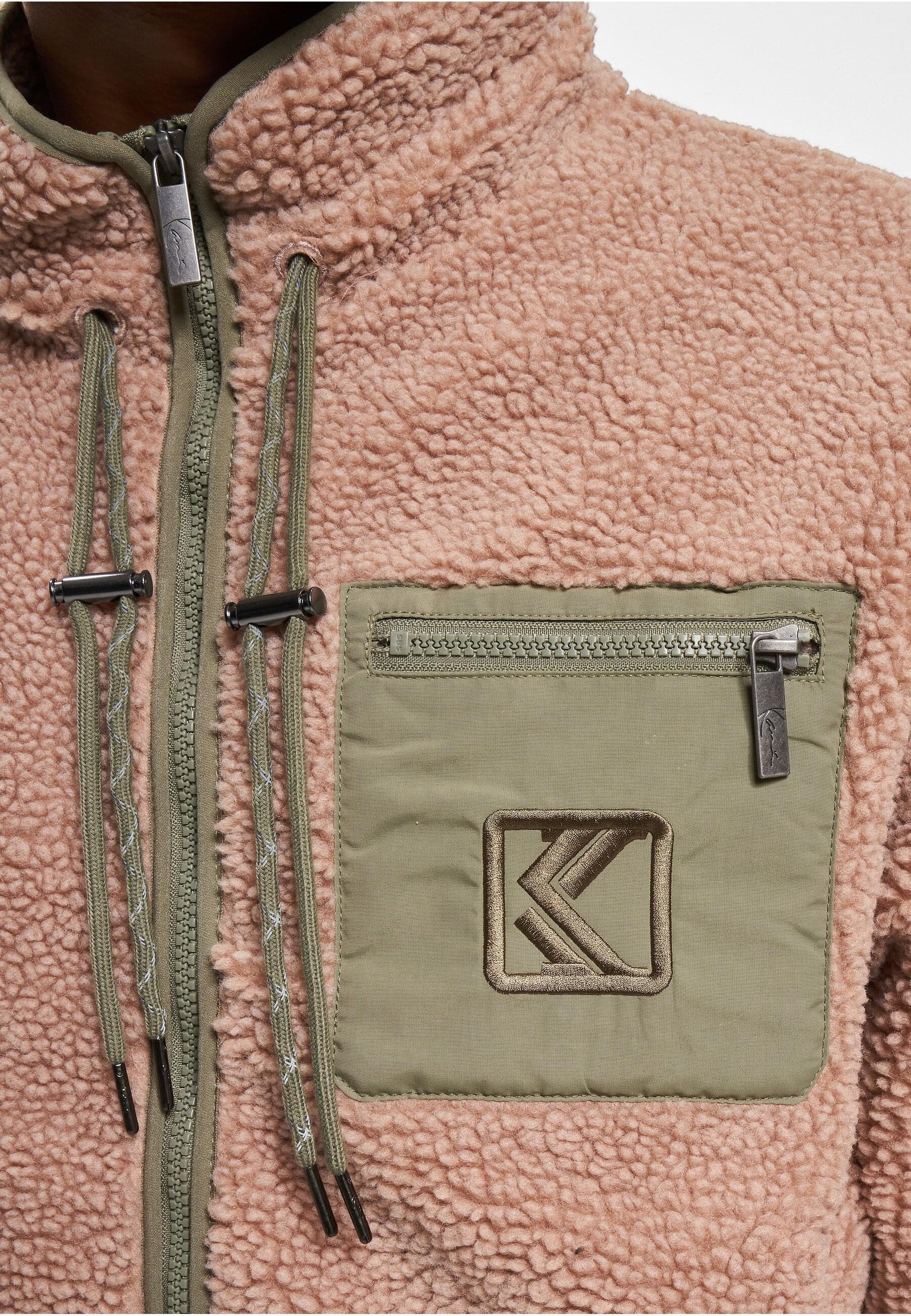 Karl Kani Winterjacke »Karl Kani Herren KM234-007-1 KK OG Teddy Trackjacket«, (1 St.), ohne Kapuze