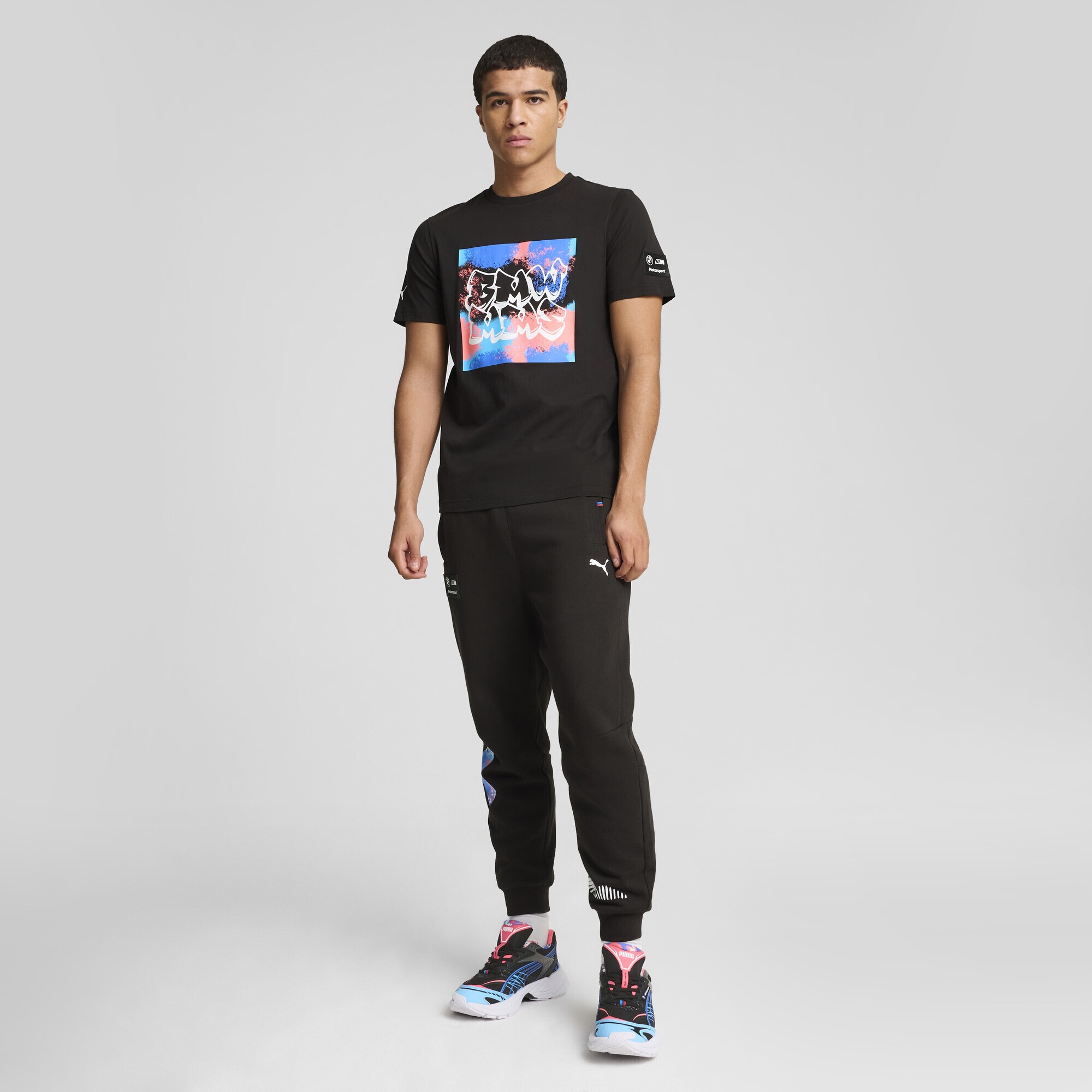 PUMA T-Shirt »BMW M Motorsport Neon Energy Graphic T-Shirt Herren«