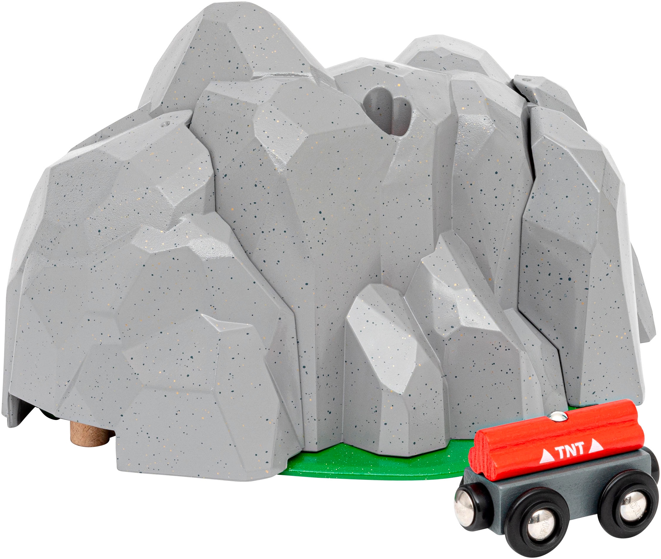 BRIO® Spielzeugeisenbahn-Tunnel »BRIO® WORLD, Tunnel mit Sprengfunktion«, (Set, 3 tlg.), FSC® - schützt Wald - weltweit