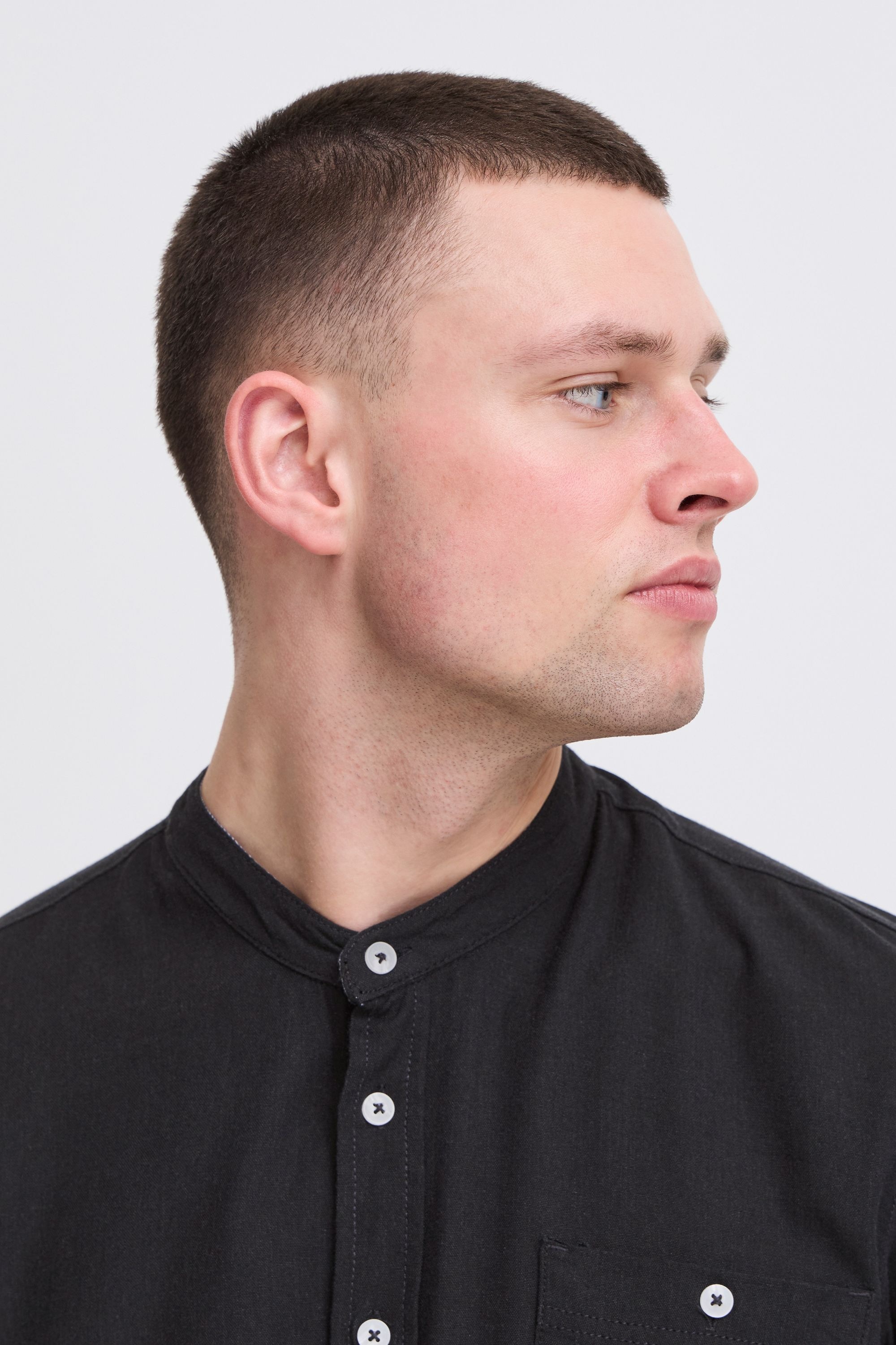 Blend Langarmhemd »Langarmhemd BHBobby Shirt mandarin«