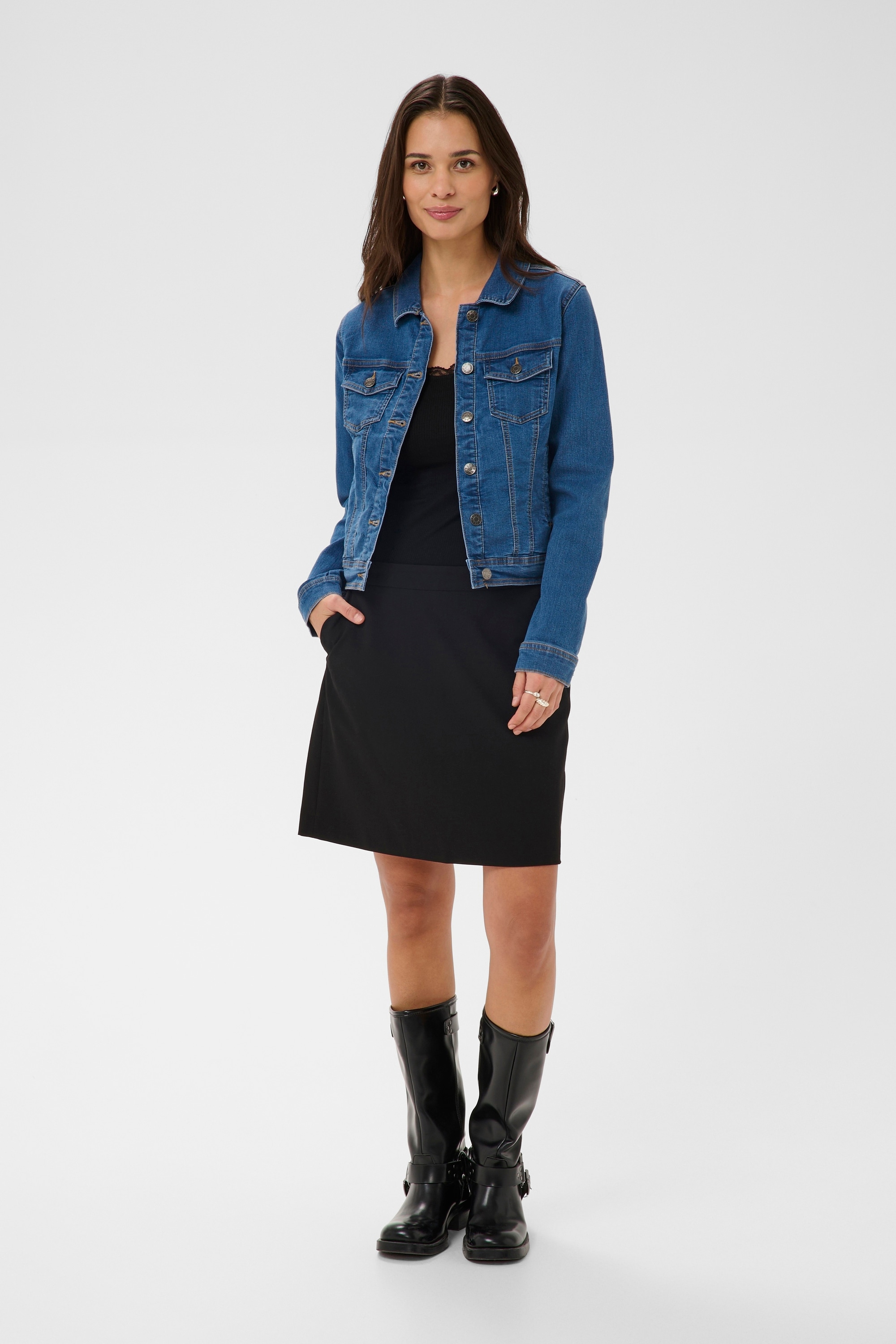 KAFFE Jeansjacke »Damen Jeansjacke KAvilma«