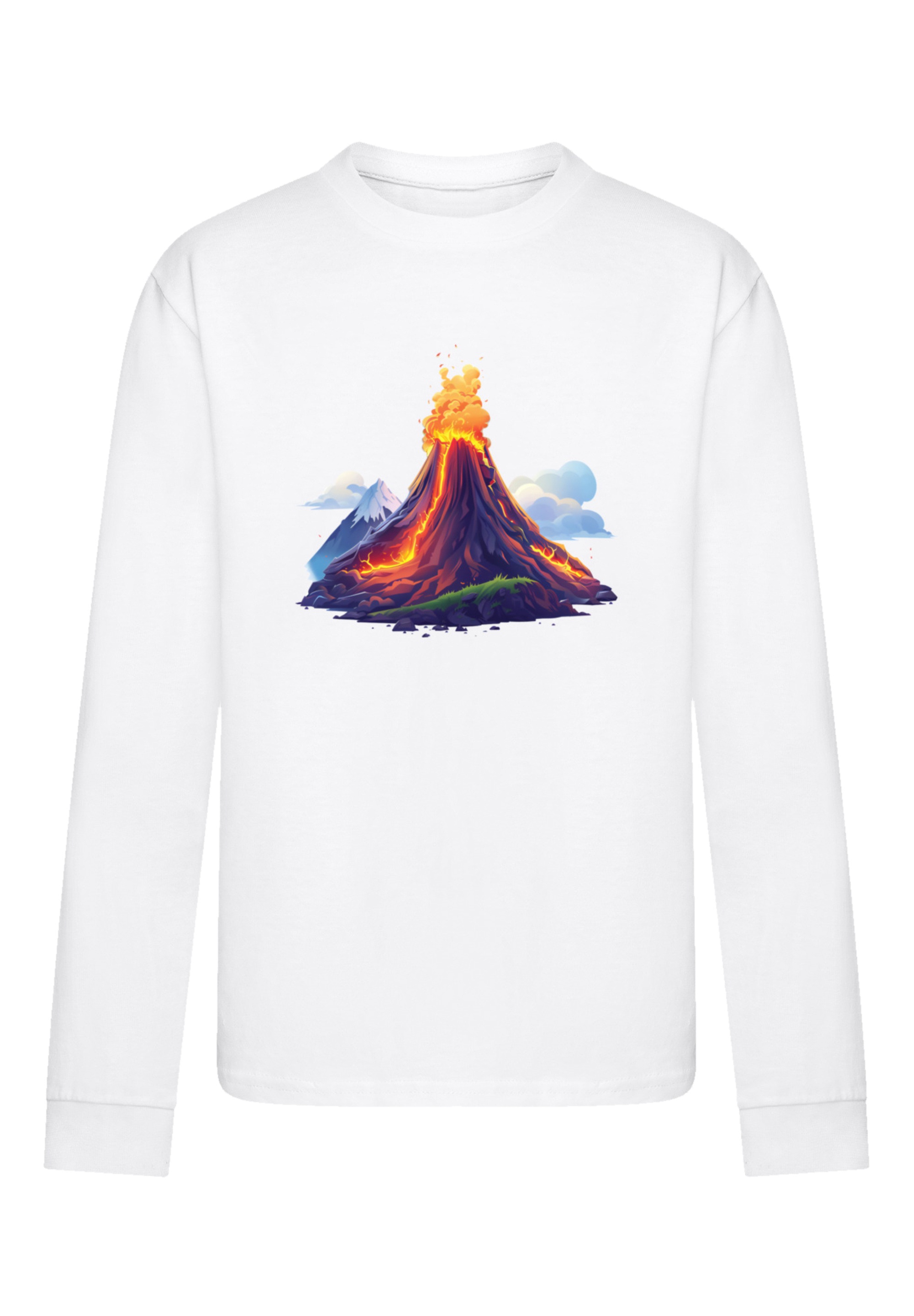 F4NT4STIC T-Shirt »Vulkanausbruch«, Premium Qualität