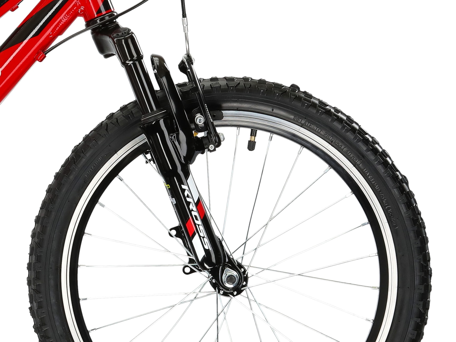 Kross Kinderfahrrad »20" Kinder-MTB Level Mini 2.0 6 Gänge 2026« 6 Gang Shimano Tourney TY21 Schaltwerk Kettenschaltung