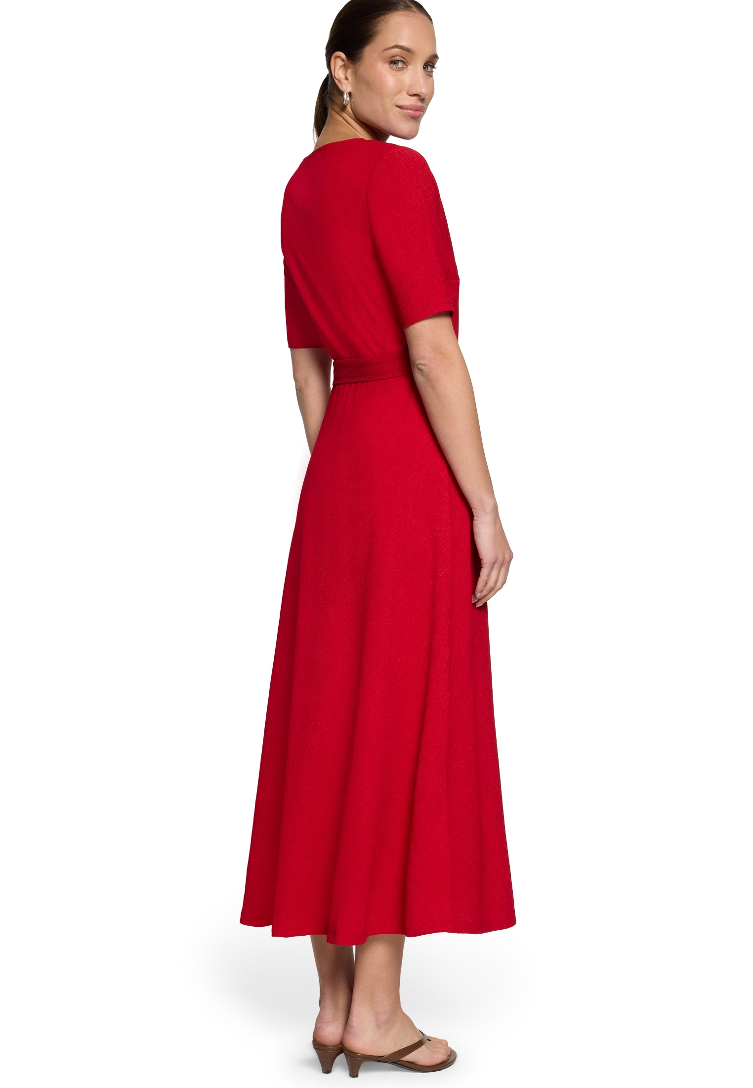 Zero Jerseykleid »Damen mit Gürtel« Material